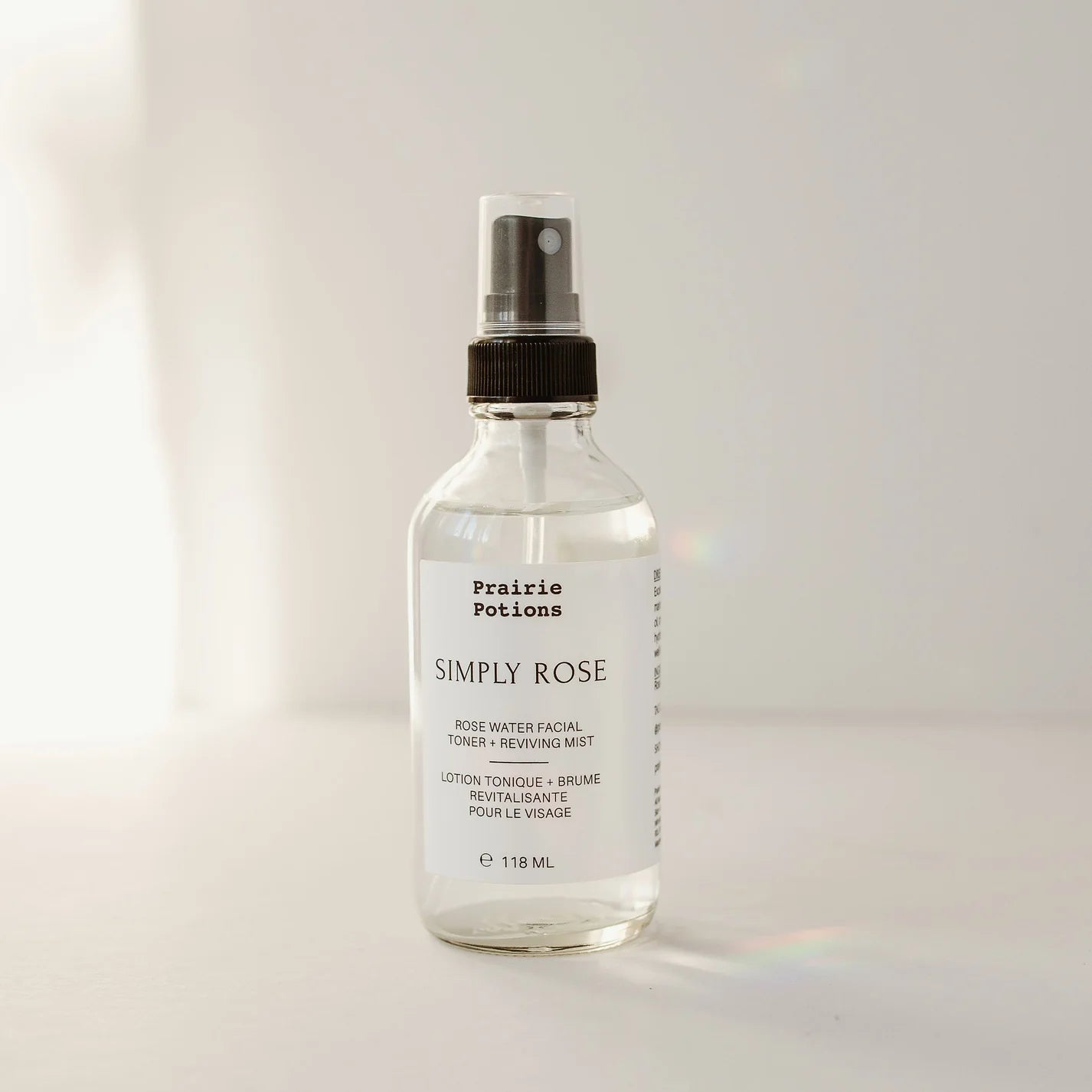 Prairie Potions, Simply Rose ~ Rose Water Facial Toner + Reviving Mist - Shakti
