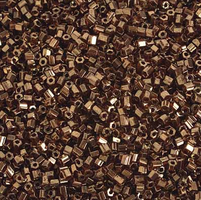 Czech Seed Bead, 10/0 (2-Cut Bronze)