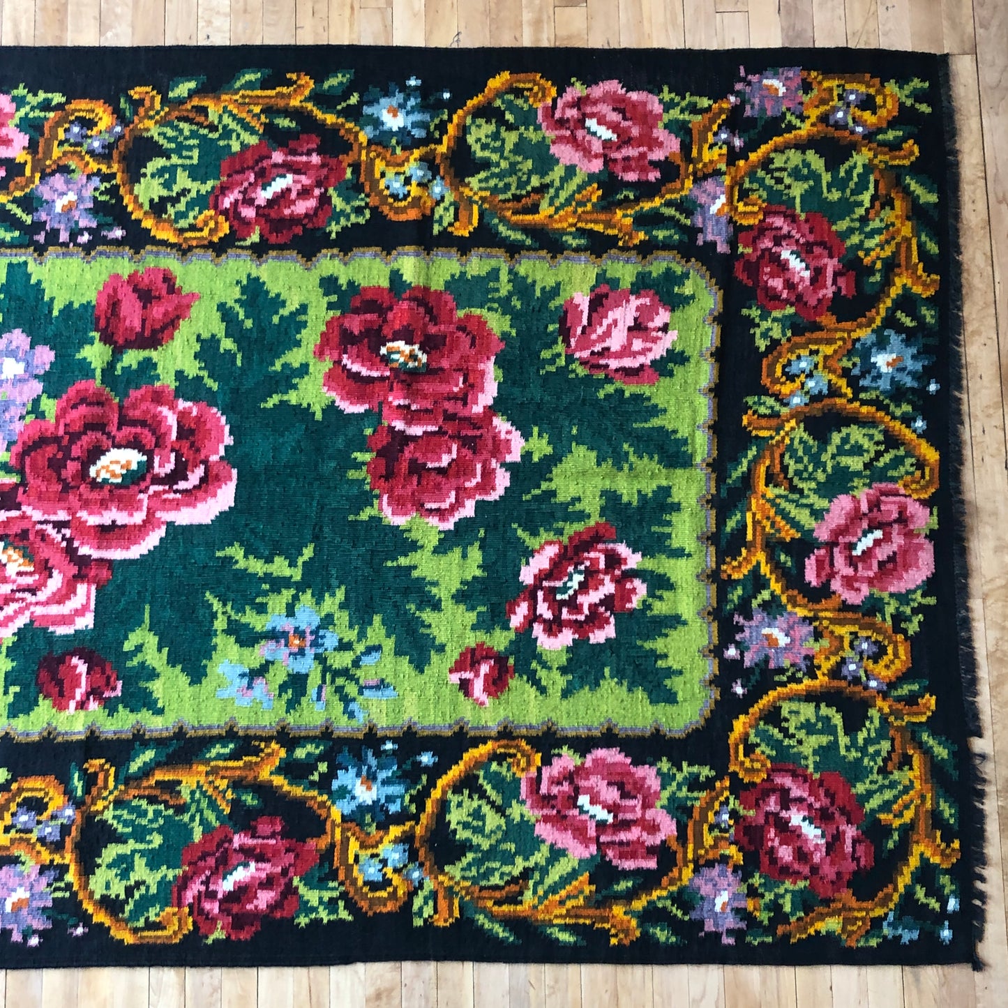 Turkish Rugs - Karabag (Green)