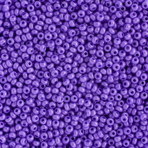 Czech Seed Bead, 10/0 (Opaque Dark Violet Dyed) - Shakti