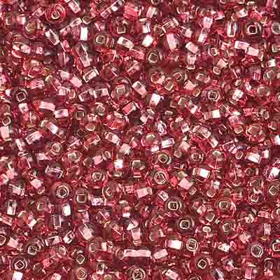 Czech Seed Bead, 10/0 (S/L Pink Natural) - Shakti