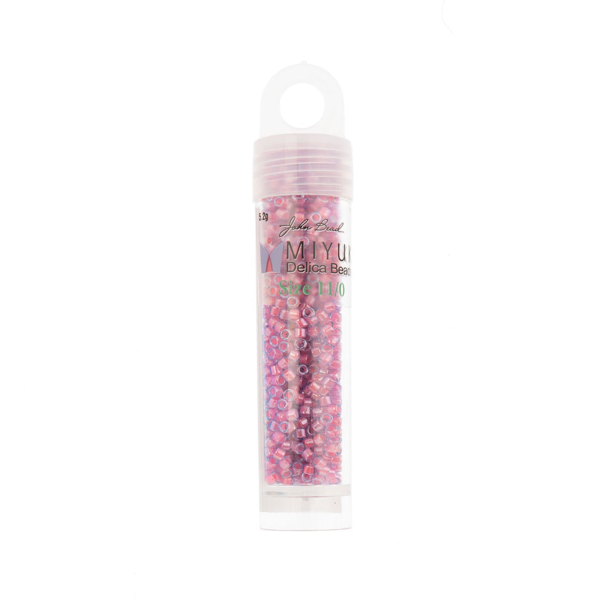 Miyuki Delica Seed Bead, 11/0 (Pink Taffy Luminous)