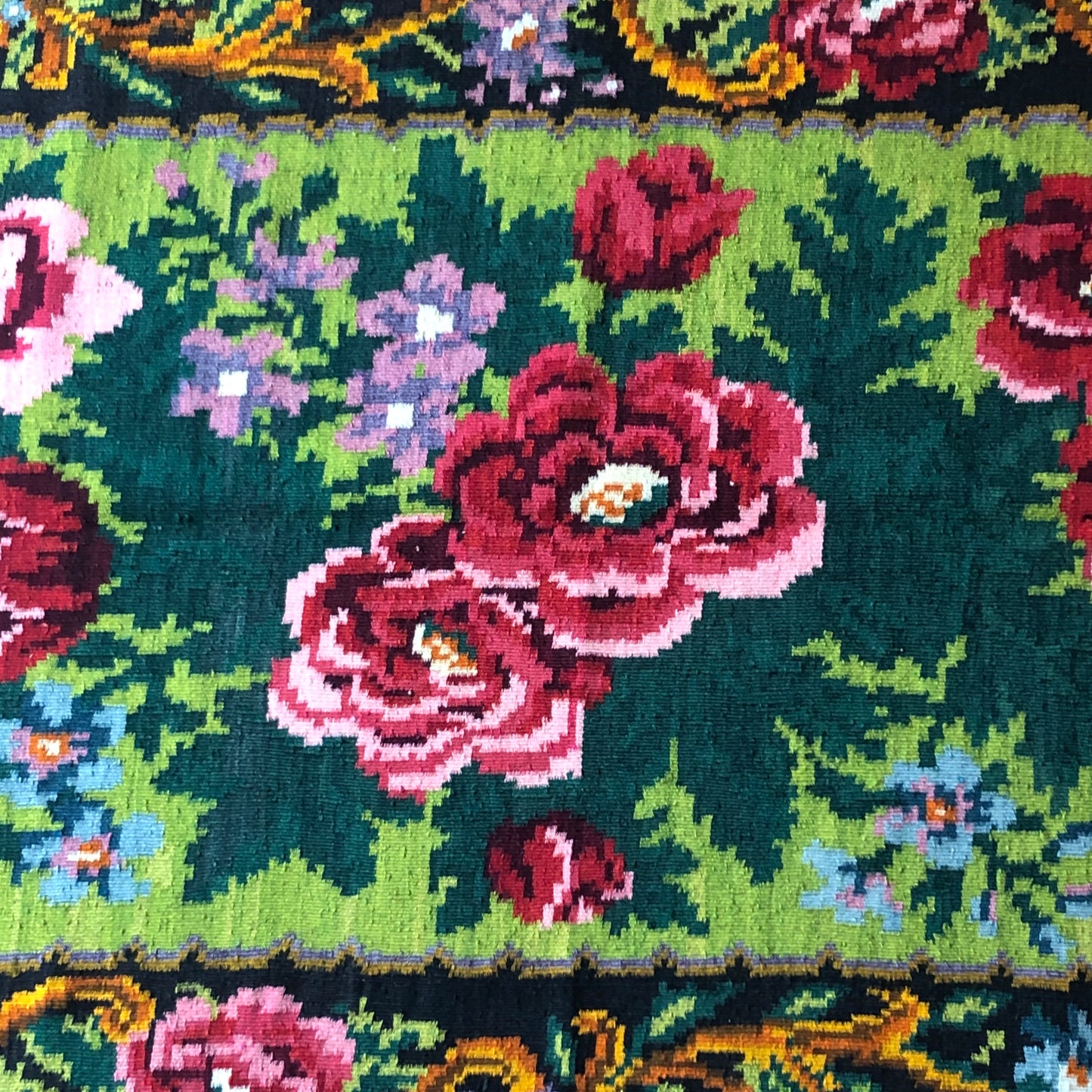 Turkish Rugs - Karabag (Green)