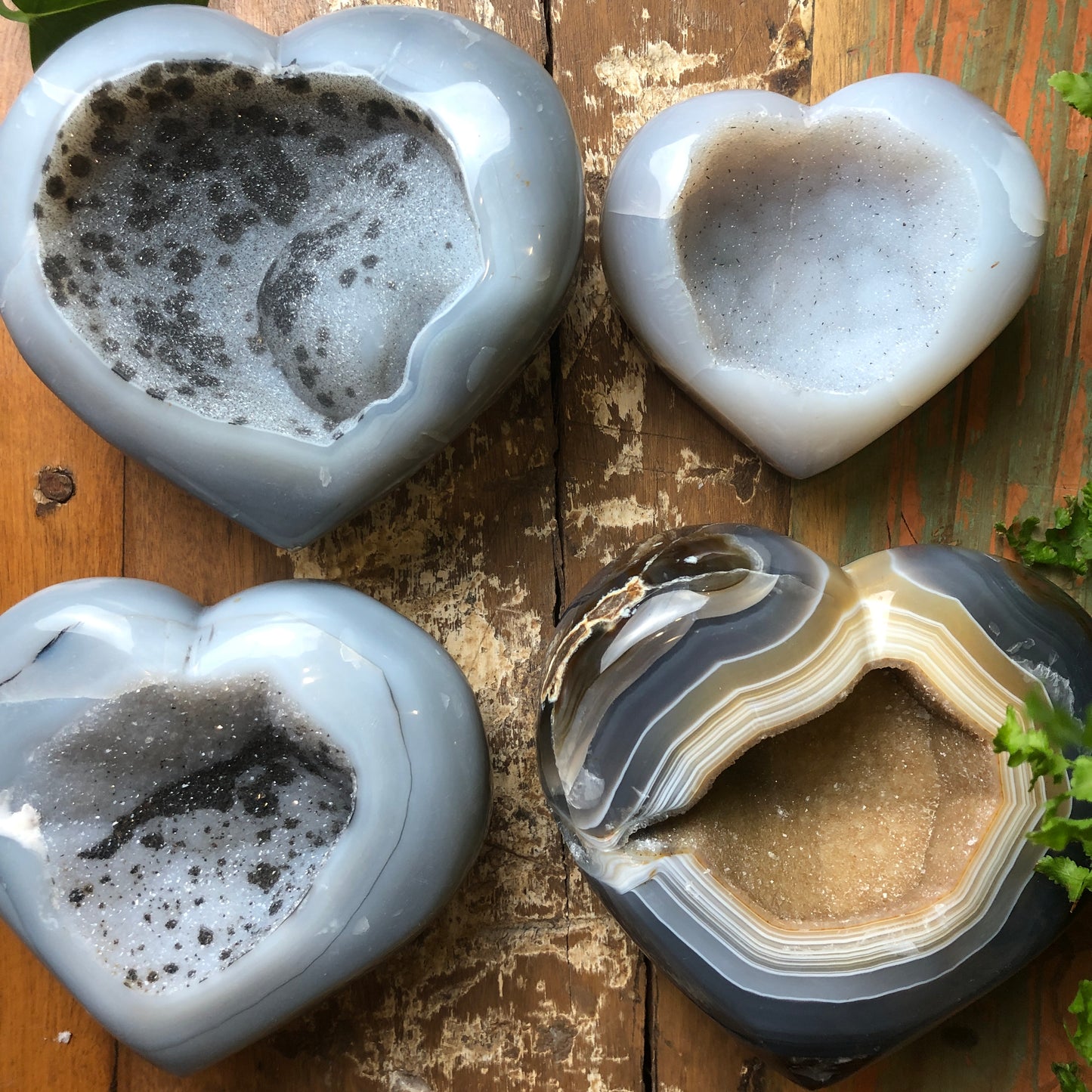Agate Hearts - Shakti