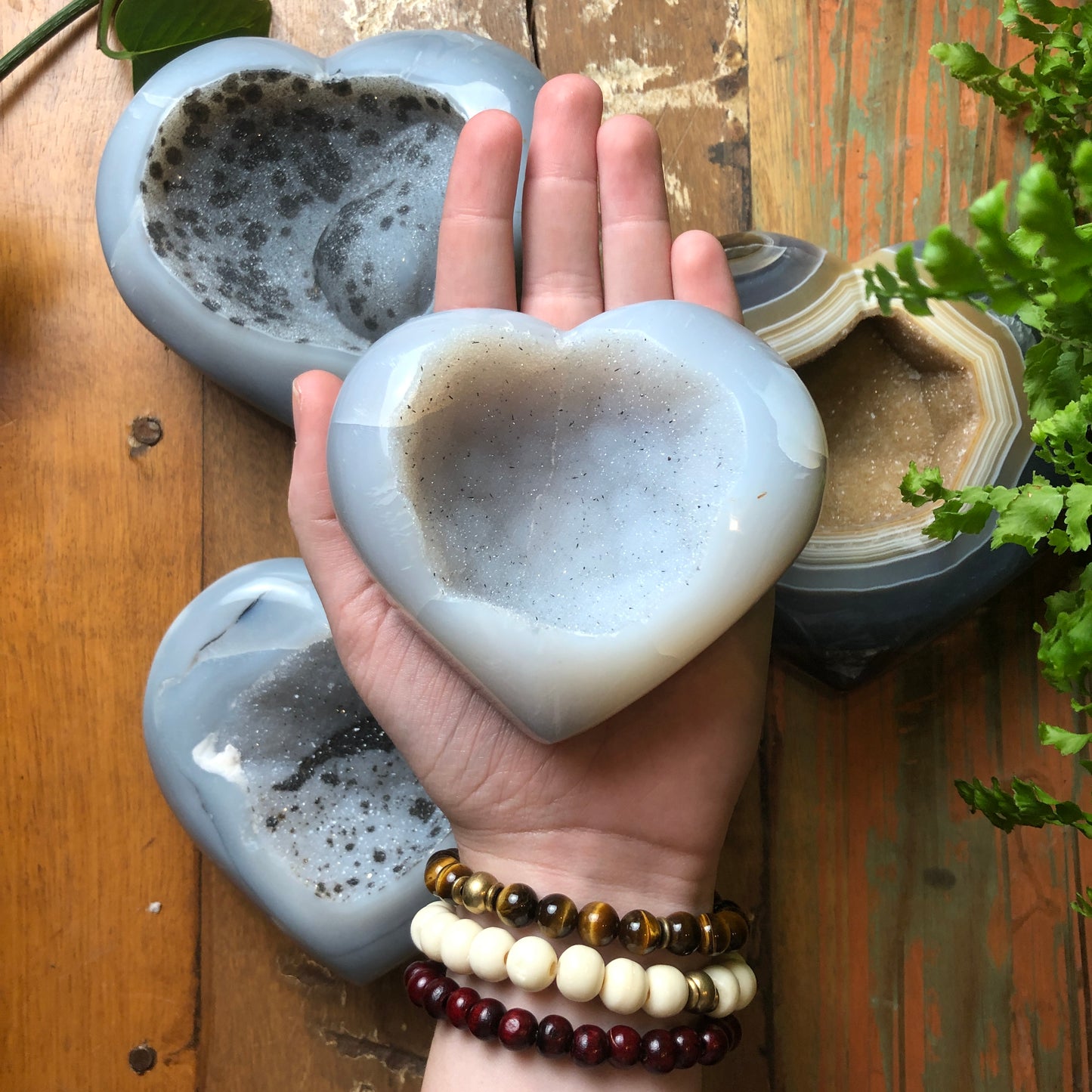 Agate Hearts - Shakti