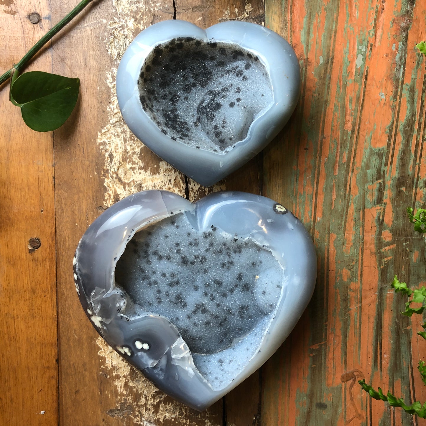 Agate Hearts - Shakti