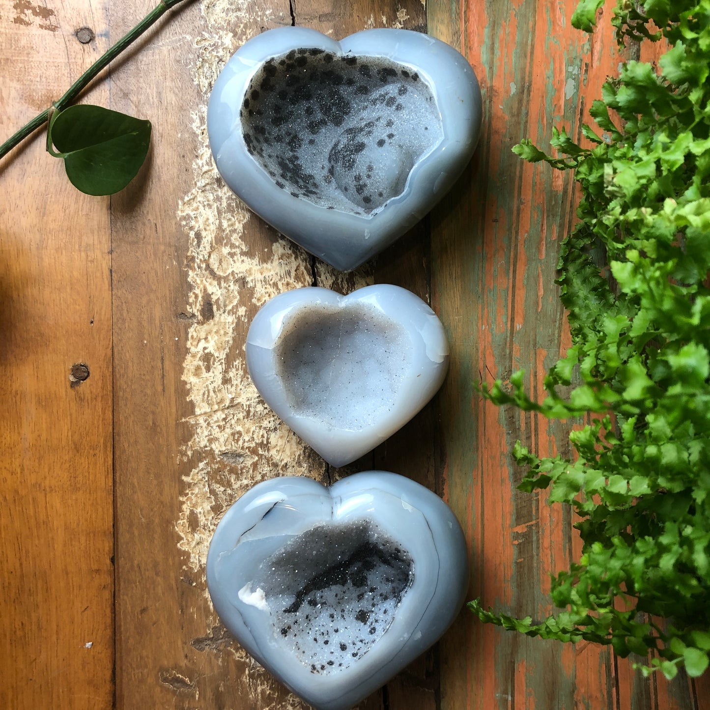 Agate Hearts - Shakti