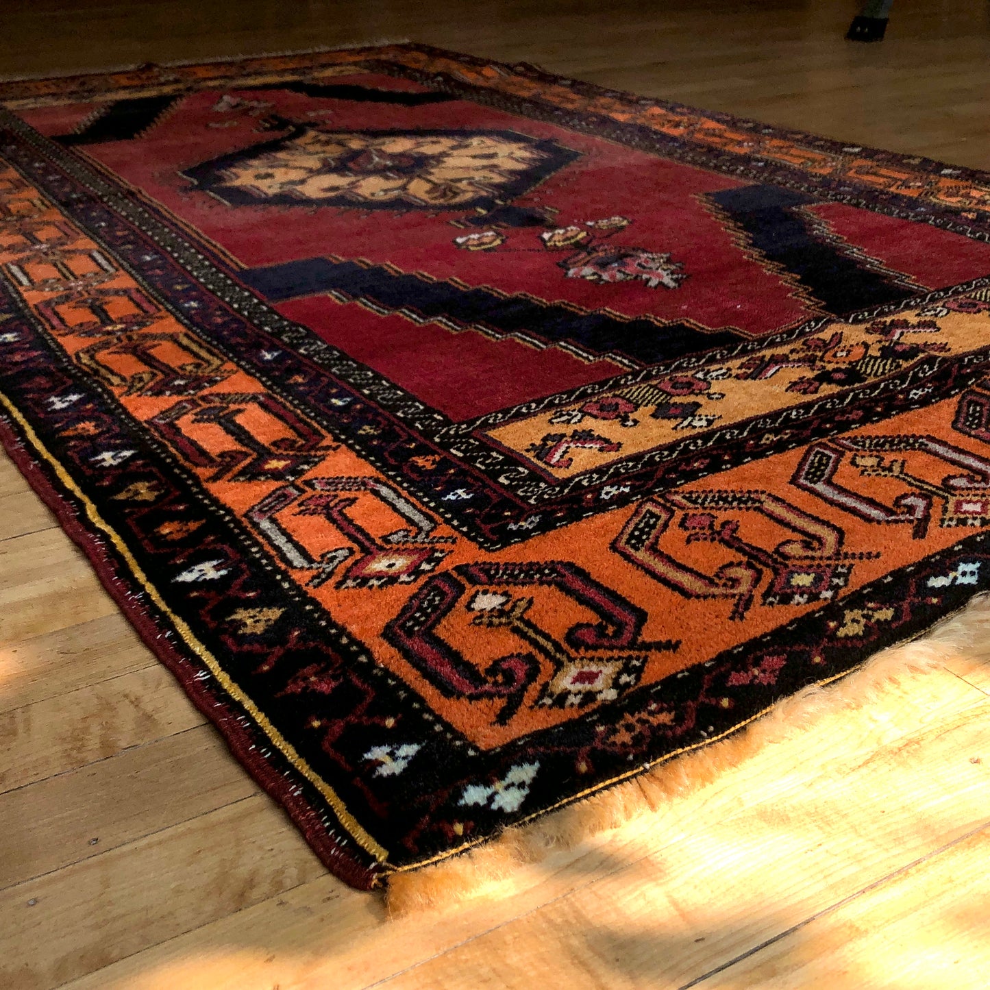 Turkish Rugs - Konya (Orange-Red)