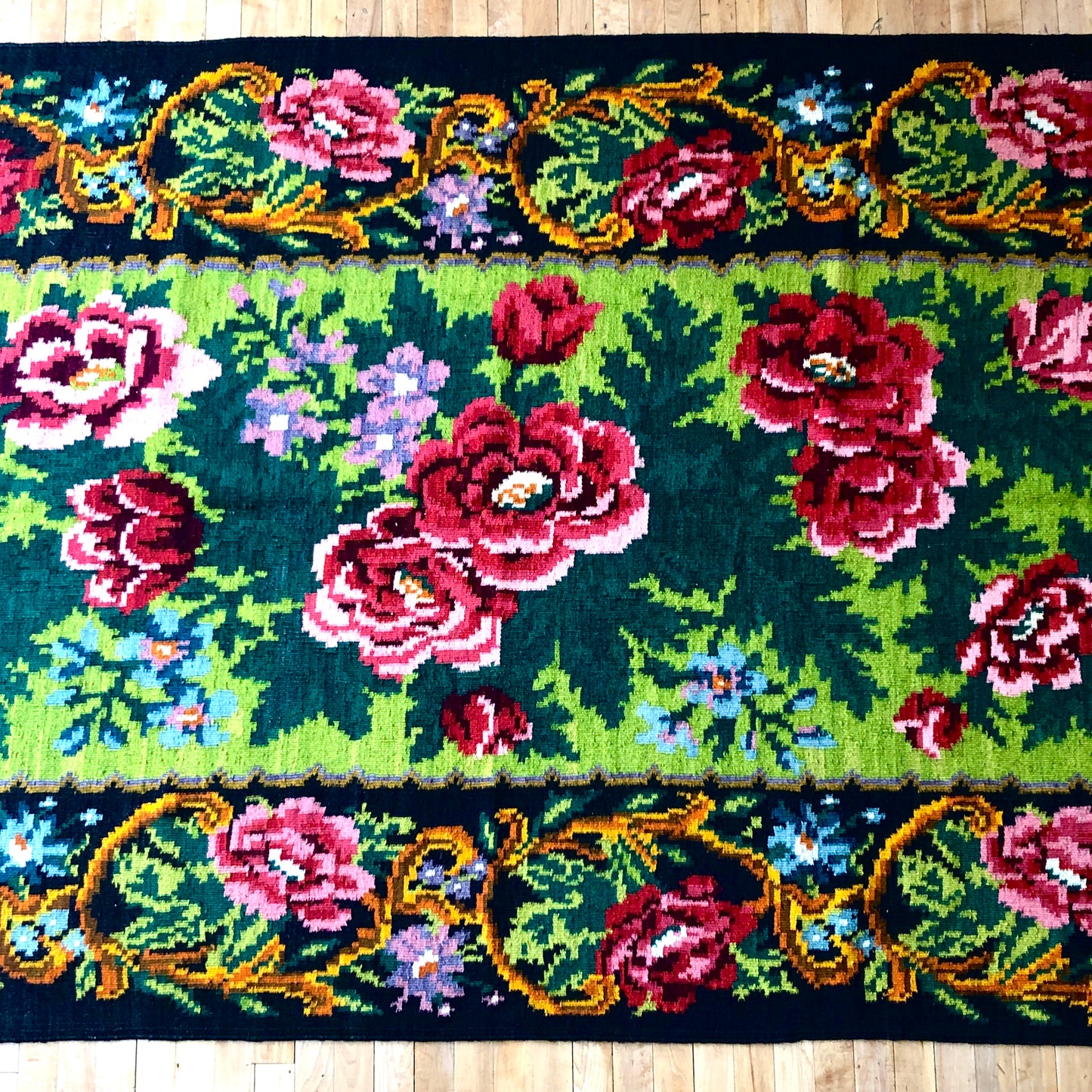 Turkish Rugs - Karabag (Green)