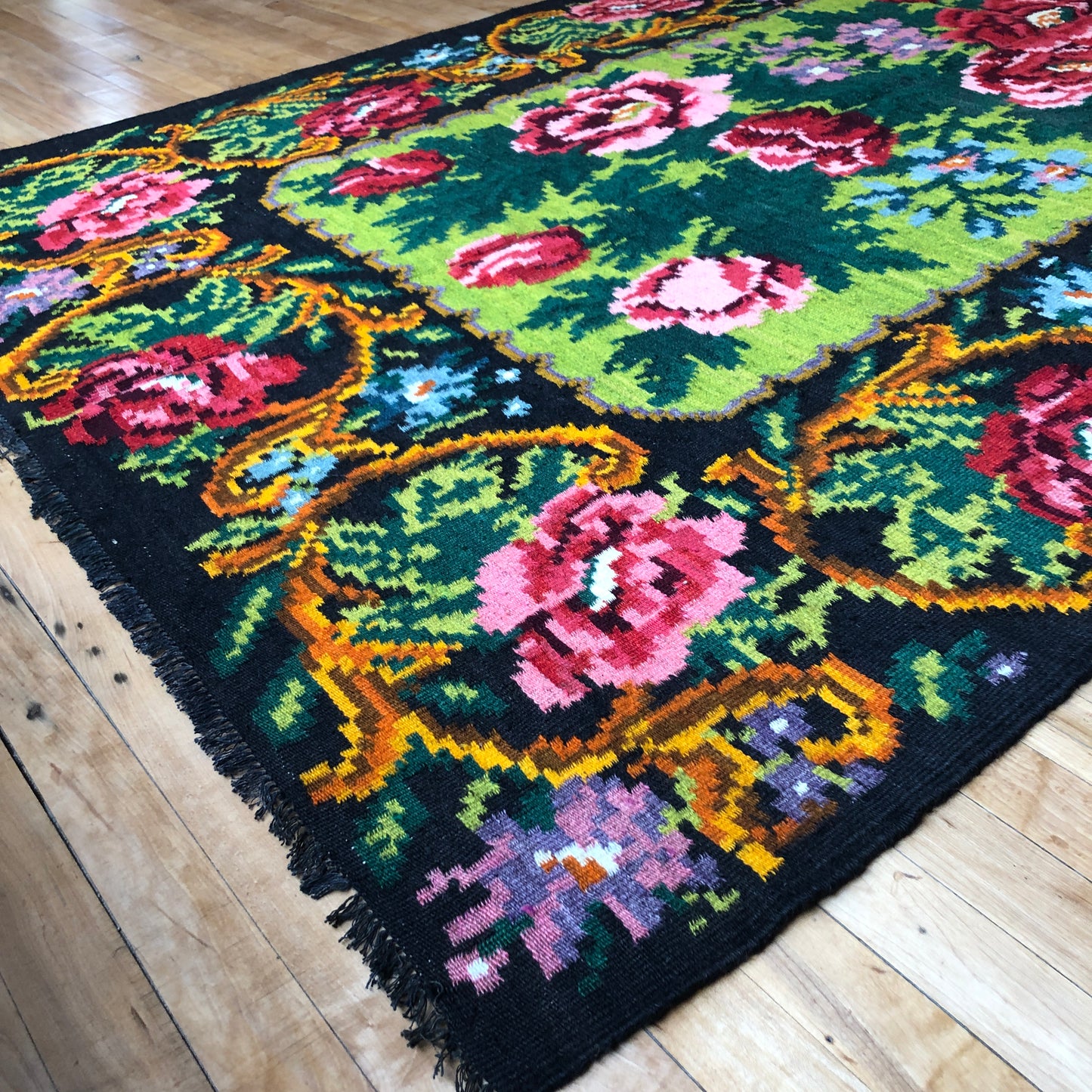 Turkish Rugs - Karabag (Green)