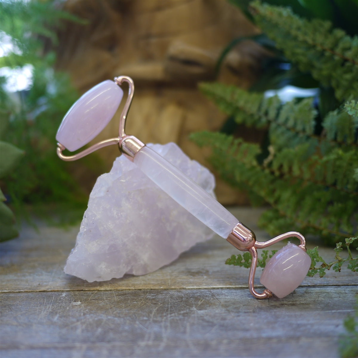 Crystal Face Roller - Rose Quartz - Shakti
