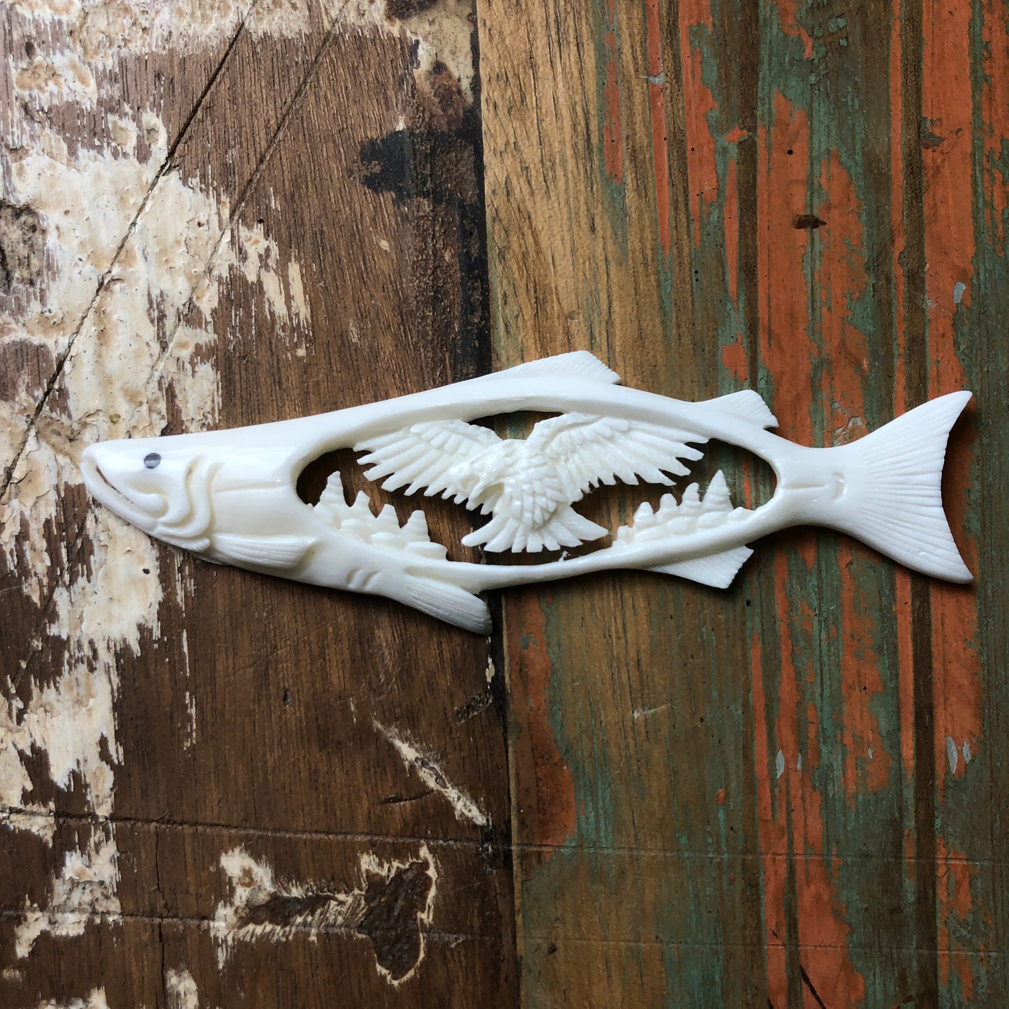 Bone Carvings, Fish - Shakti