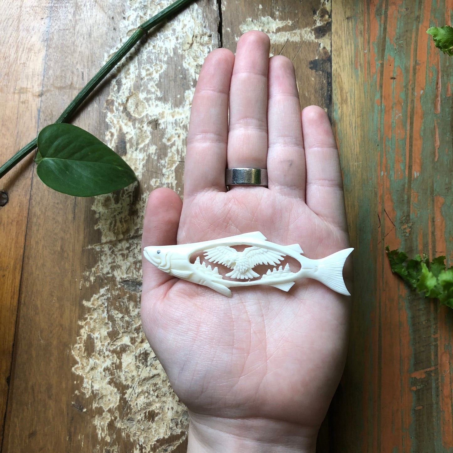 Bone Carvings, Fish - Shakti