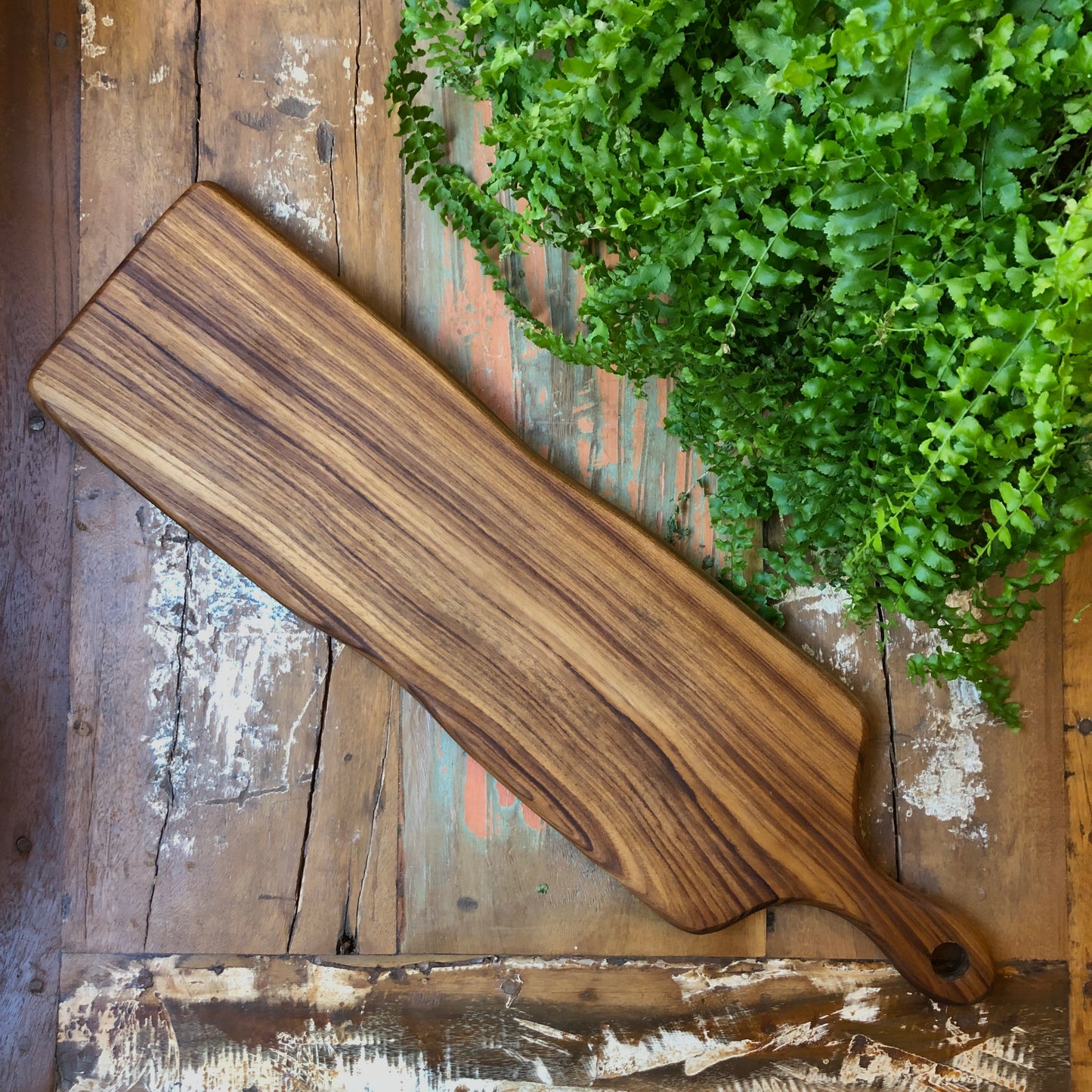 Teak Wood Cutting Board, Curved