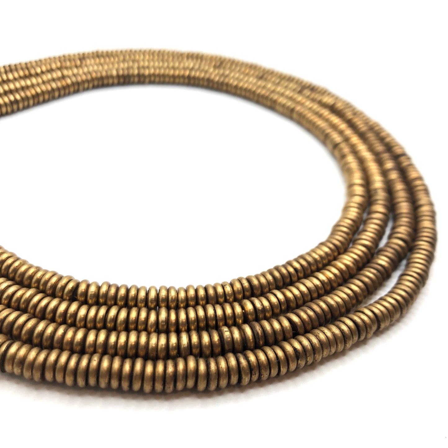 Brass Spacer Bead - Heishi (5mm)