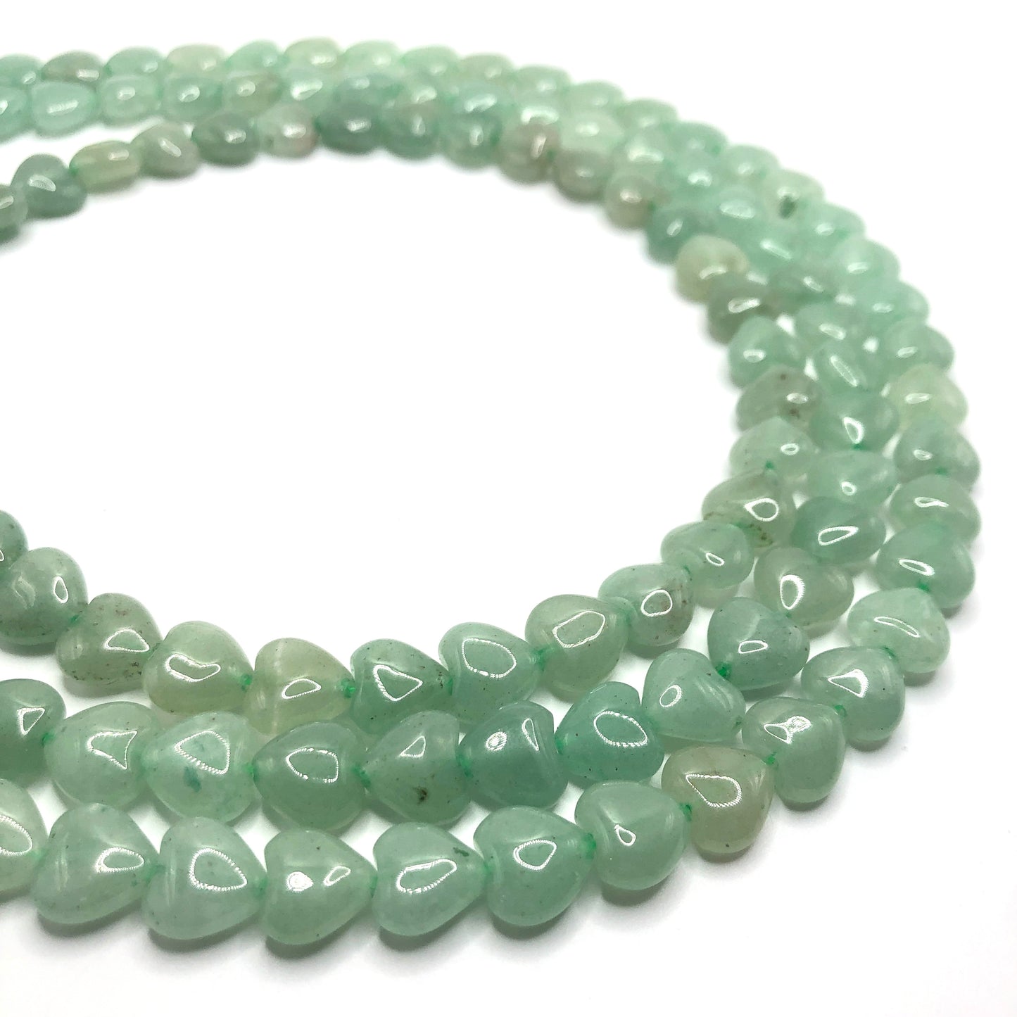 Green Aventurine - Hearts