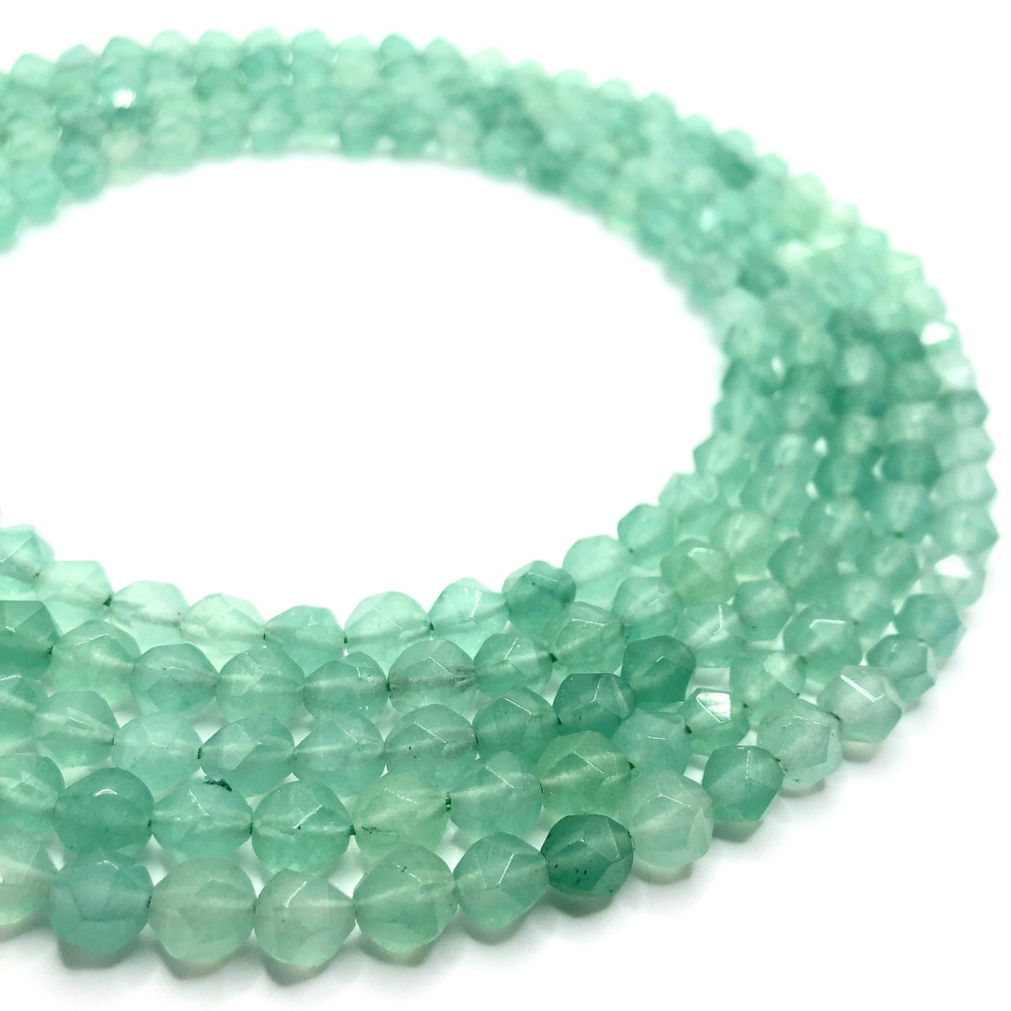 Green Aventurine - Star-Cut