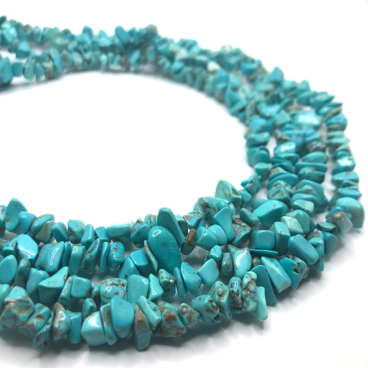 Howlite (Blue) Chipstone
