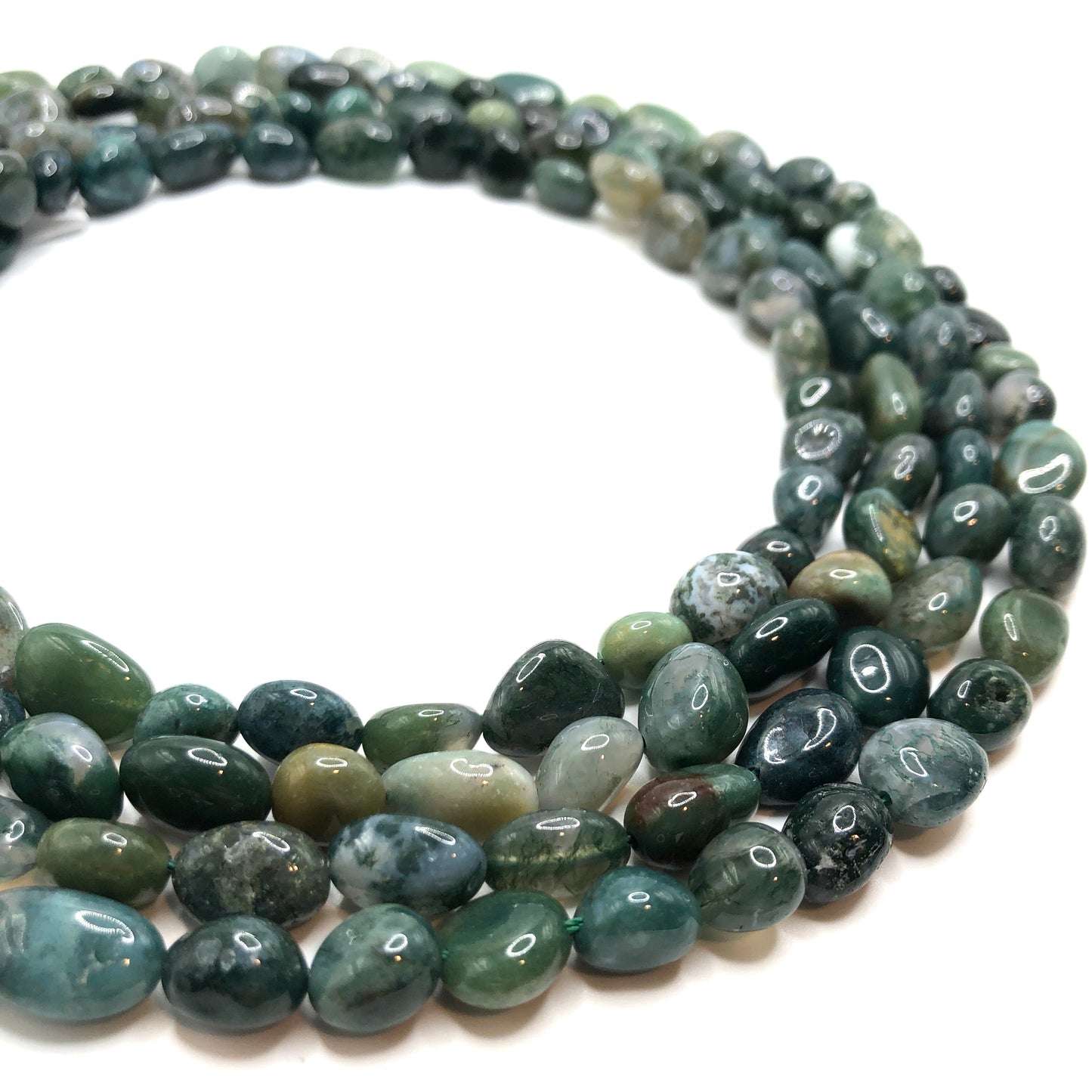 Moss Agate Nuggets