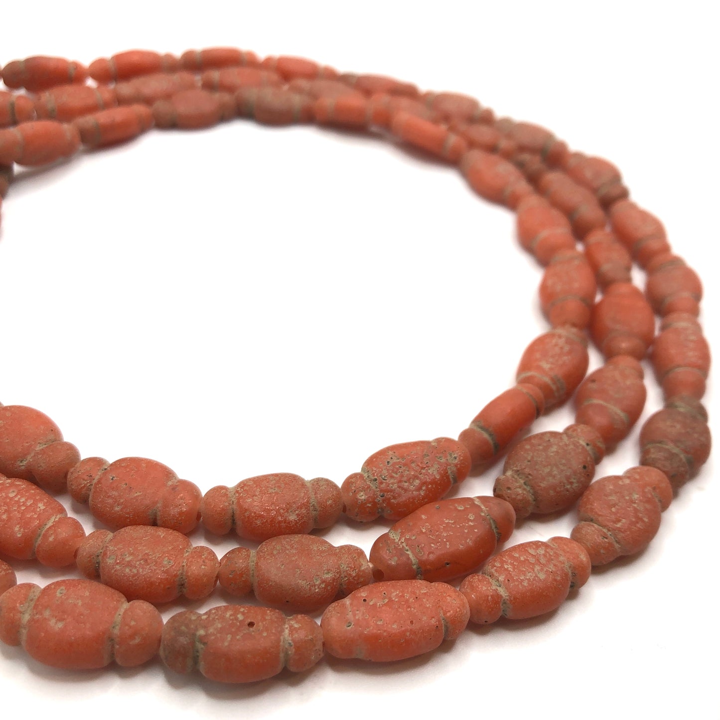 Recycled Glass Beads - Olive