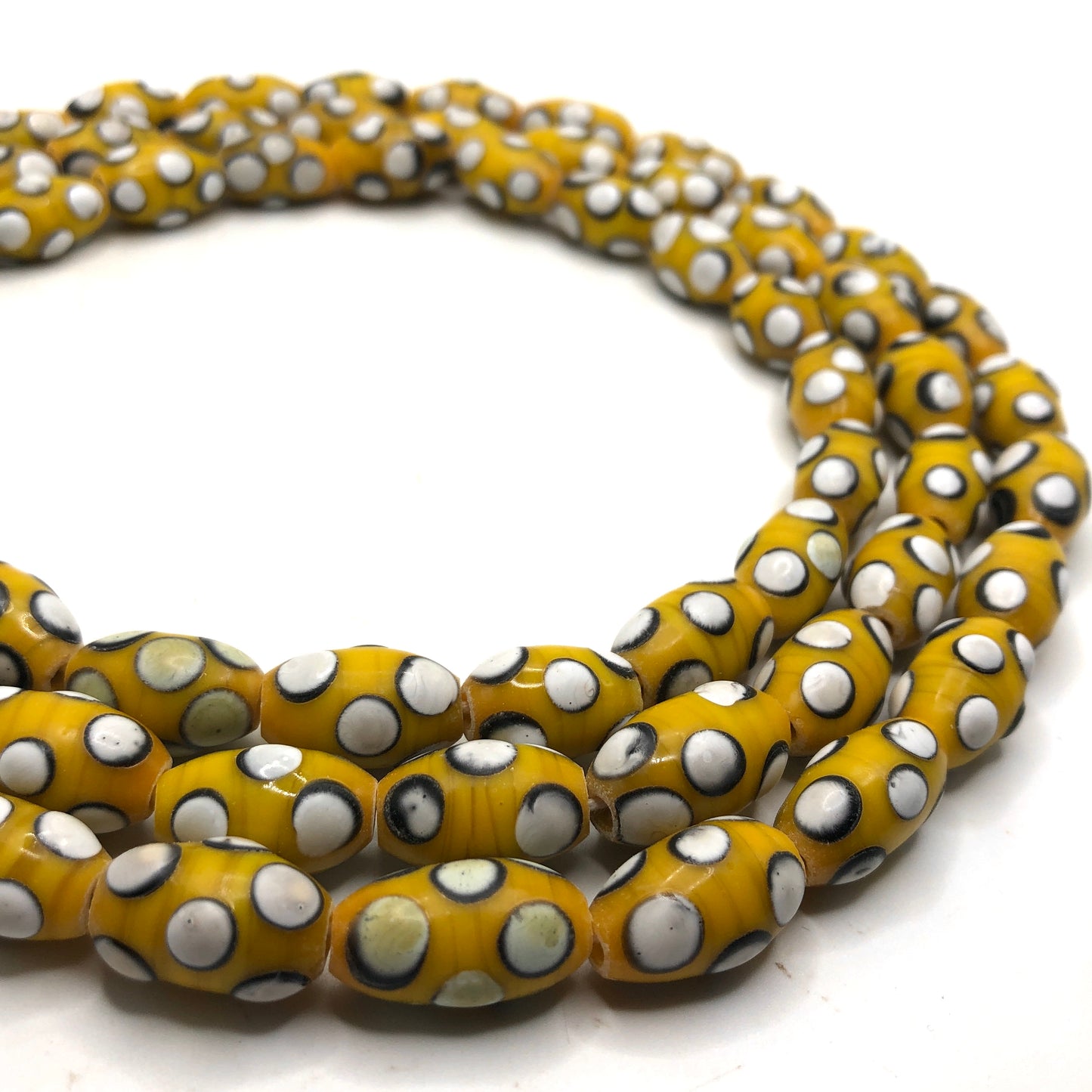 Skunk Beads - Approx. 18x10mm