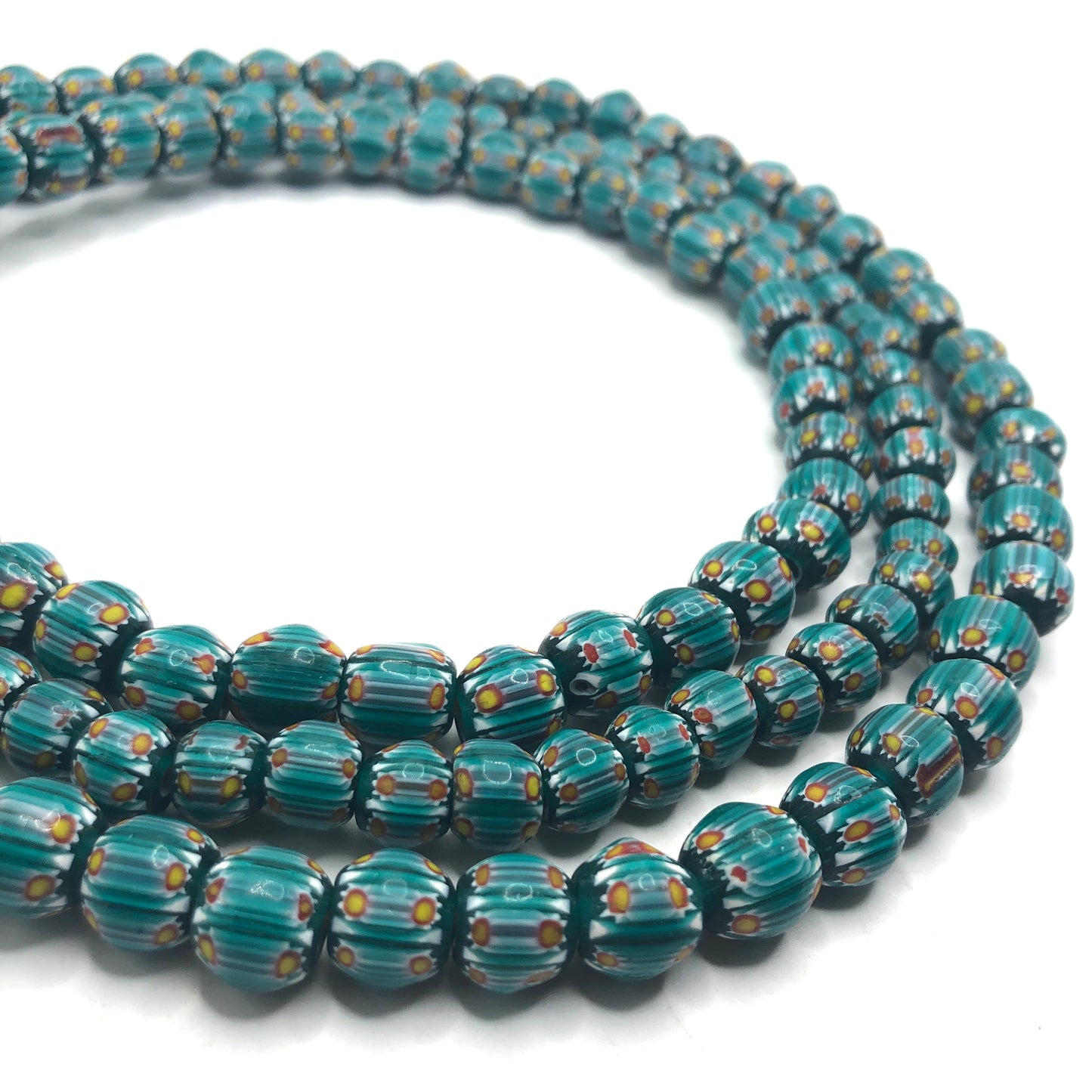 Chevron Beads - Irregular Round