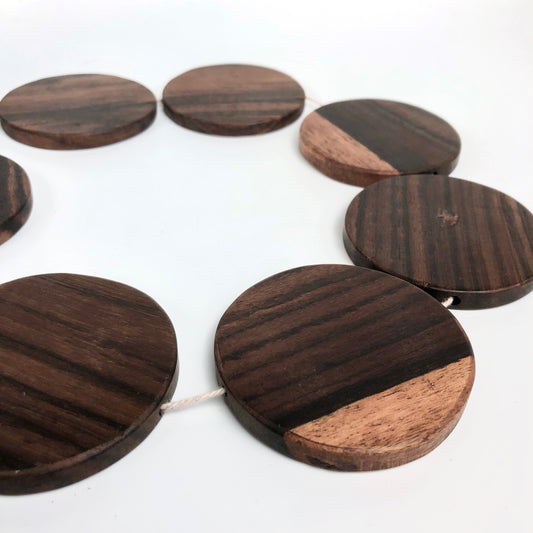 Wooden Beads from Indonesia - Discs - Shakti