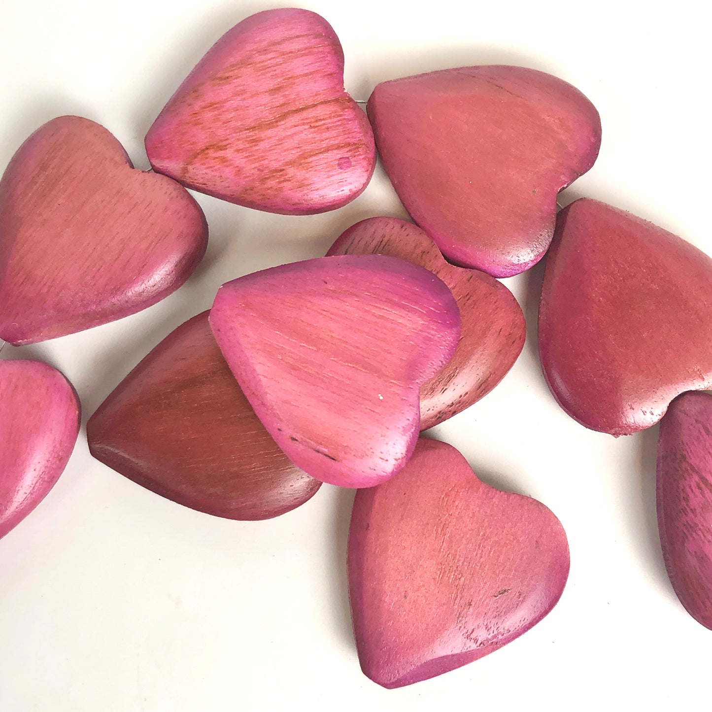 Wooden Hearts from Indonesia - Shakti