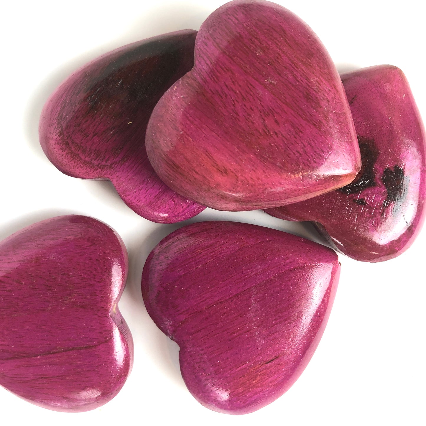 Wooden Hearts from Indonesia - Shakti