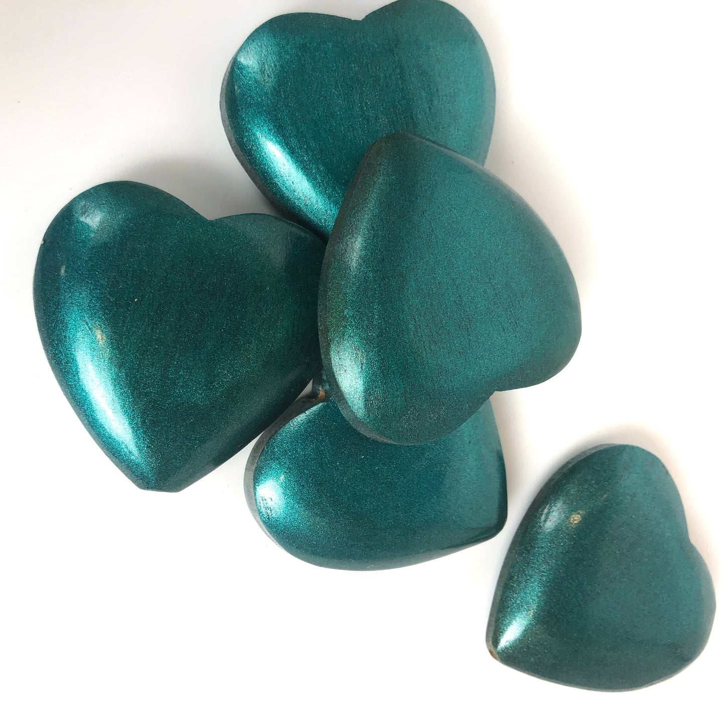 Wooden Hearts from Indonesia - Shakti