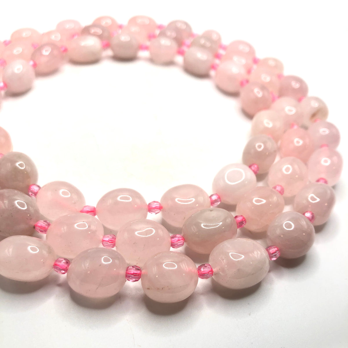 Rose Quartz Tumble Beads