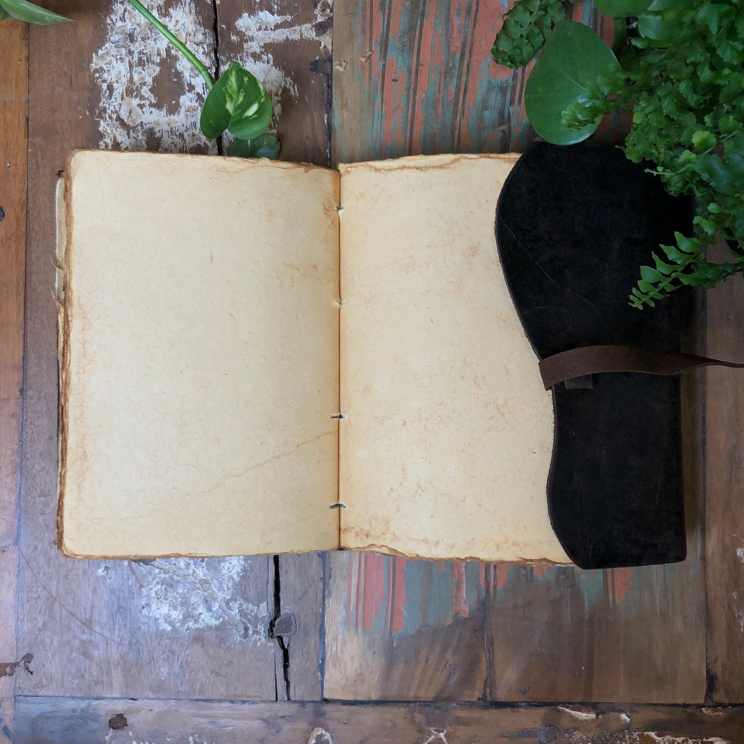 Compass Leather Book - Shakti