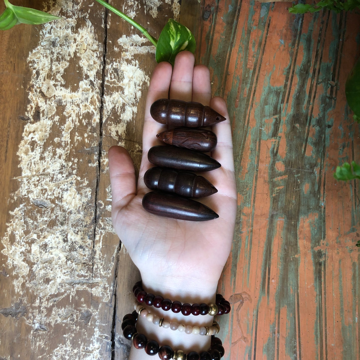 Wooden Locket - Shakti