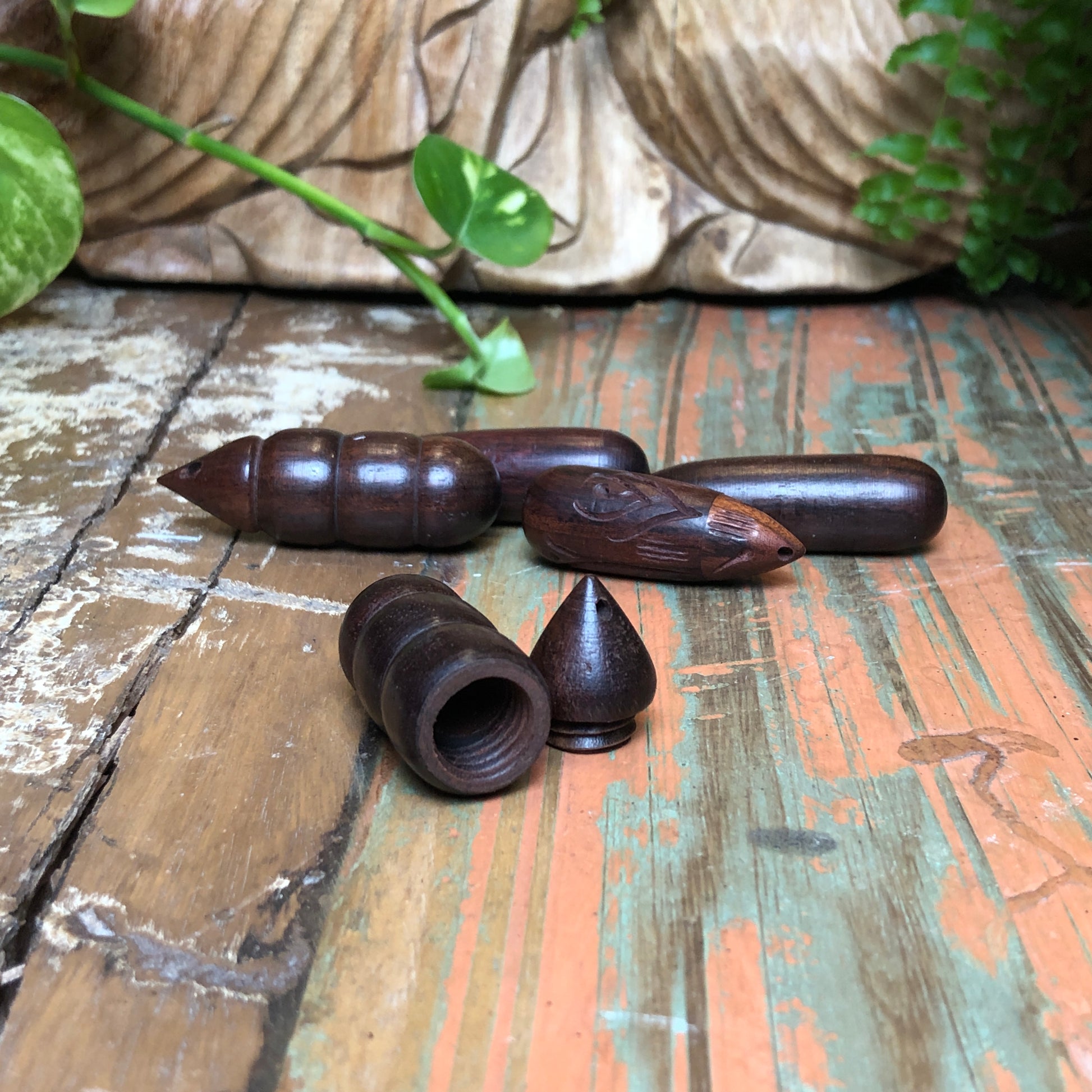 Wooden Locket - Shakti