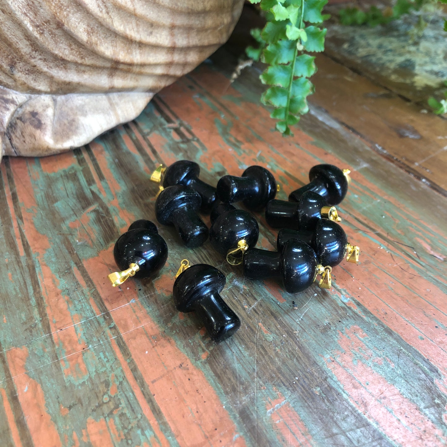 Mushroom Crystal Pendants - Shakti
