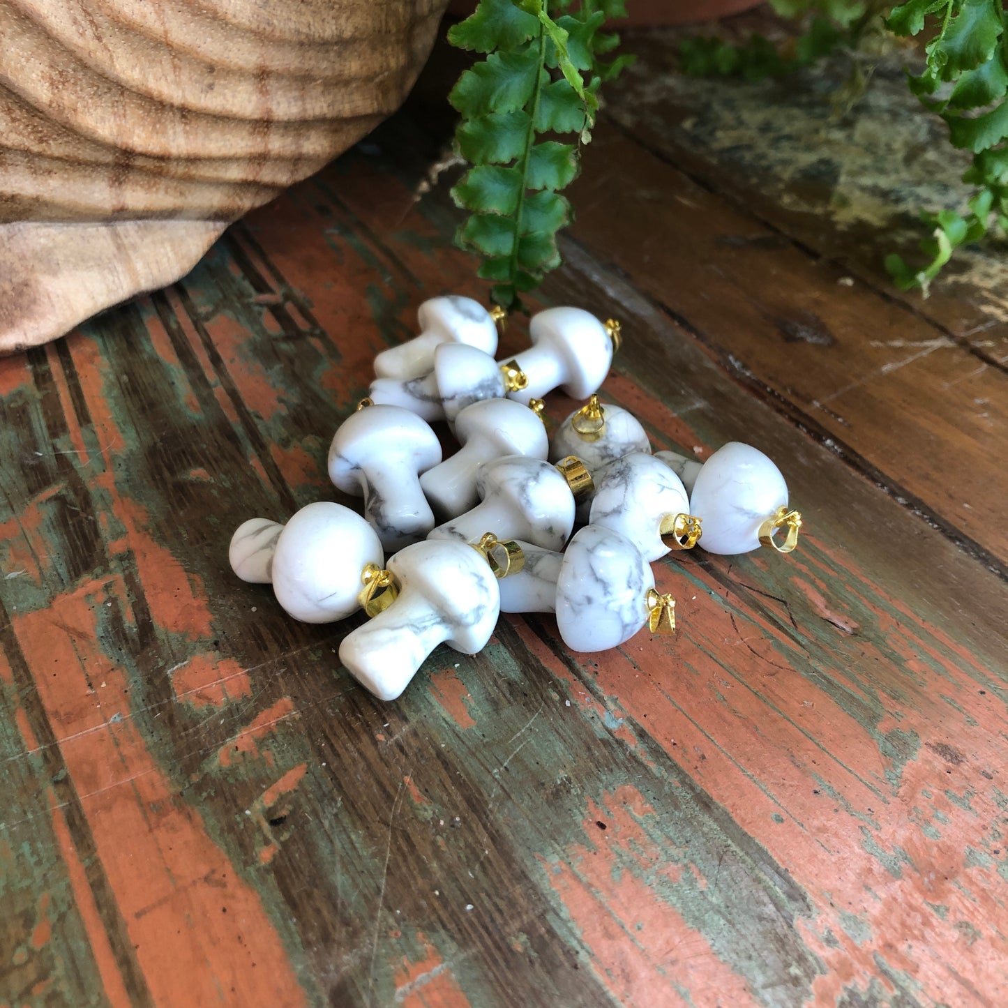Mushroom Crystal Pendants - Shakti