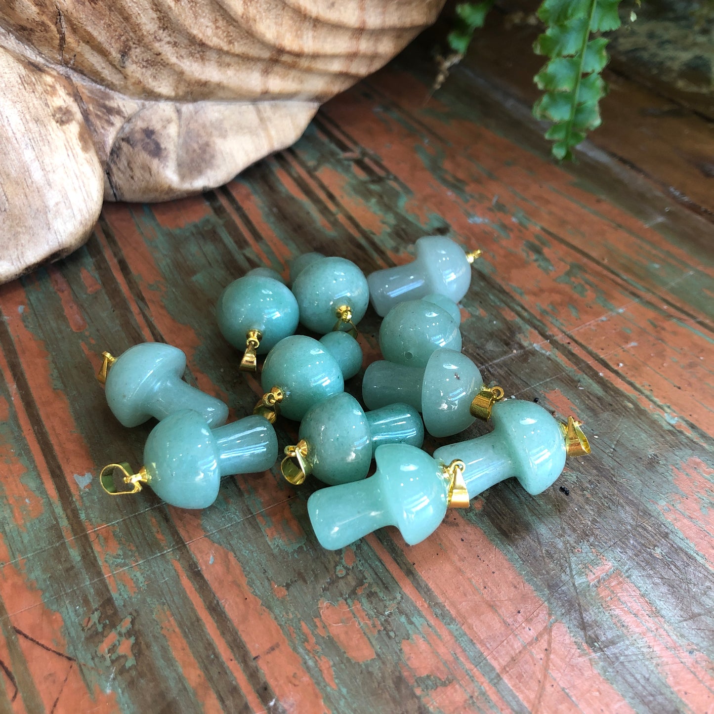 Mushroom Crystal Pendants - Shakti