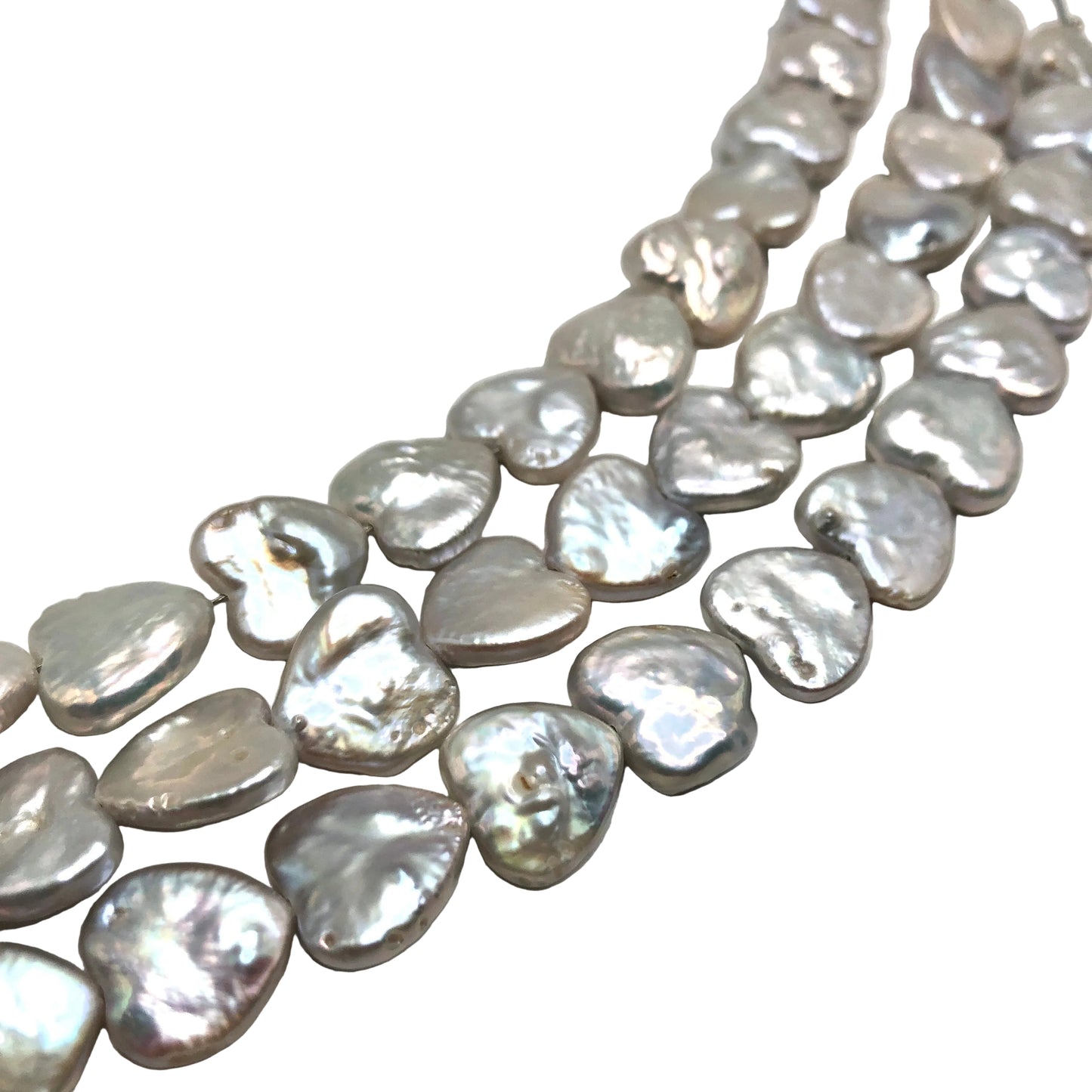 Freshwater Pearl - Hearts (1/2 Strand)