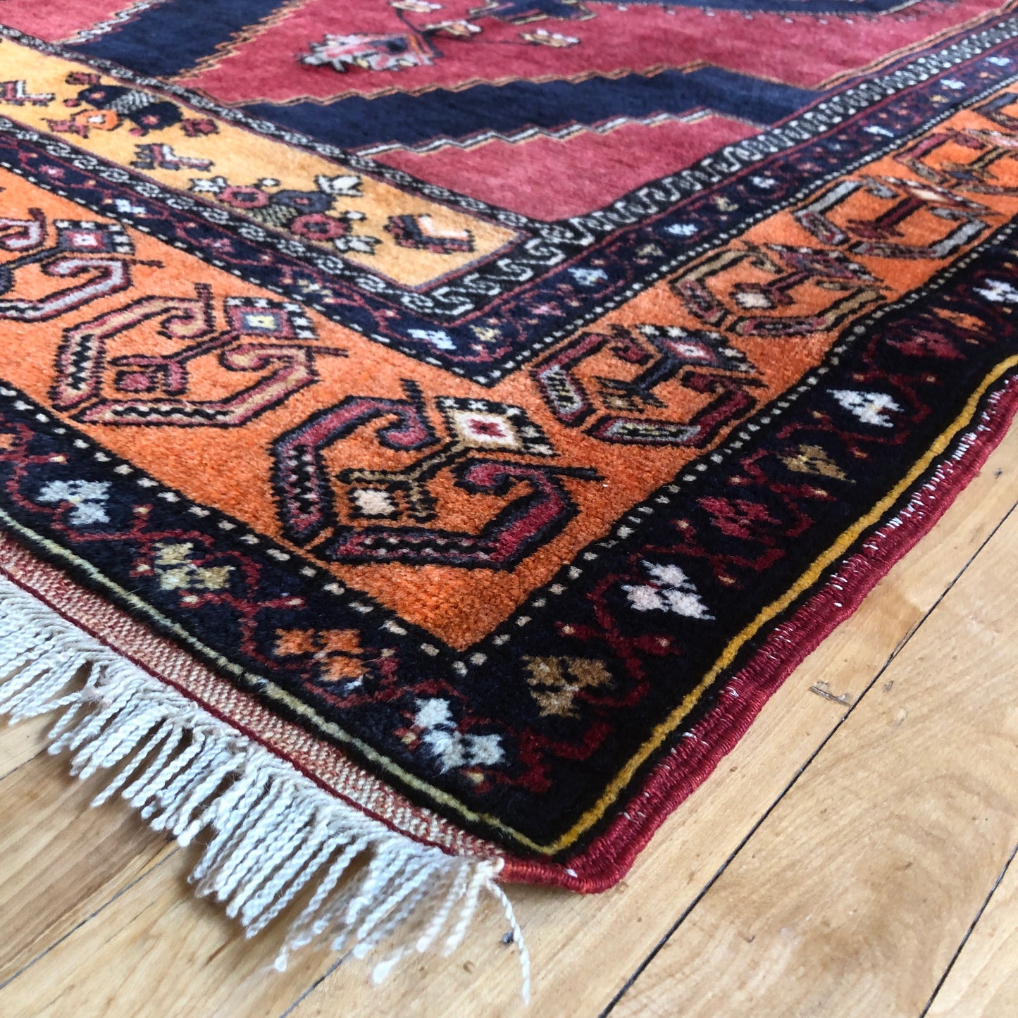 Turkish Rugs - Konya (Orange-Red)