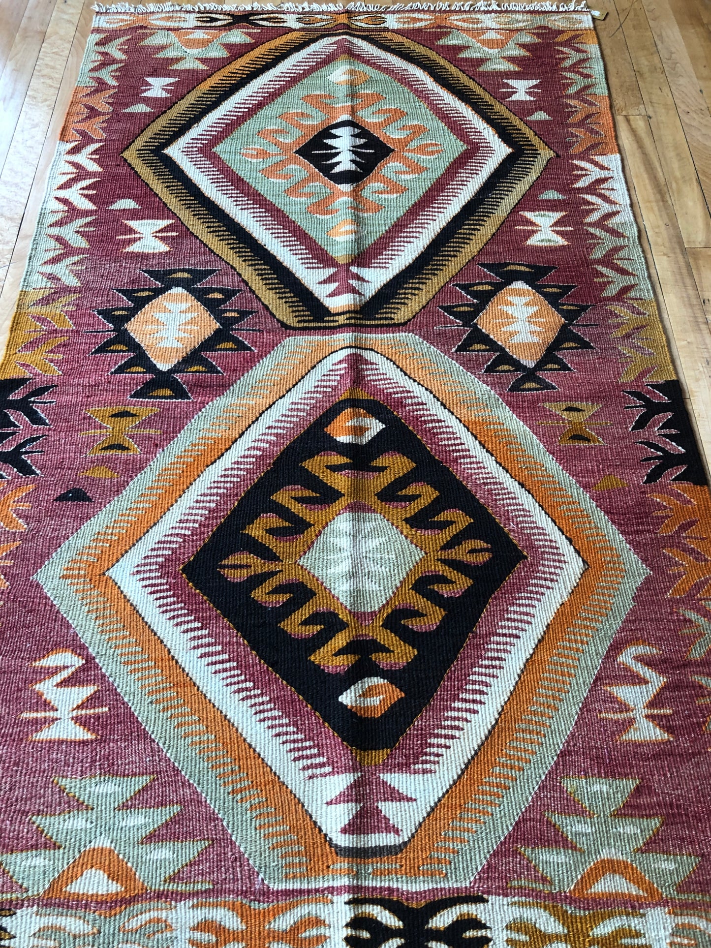 Turkish Rugs - Nomadic Toros Mountain Kilim Anamur Village