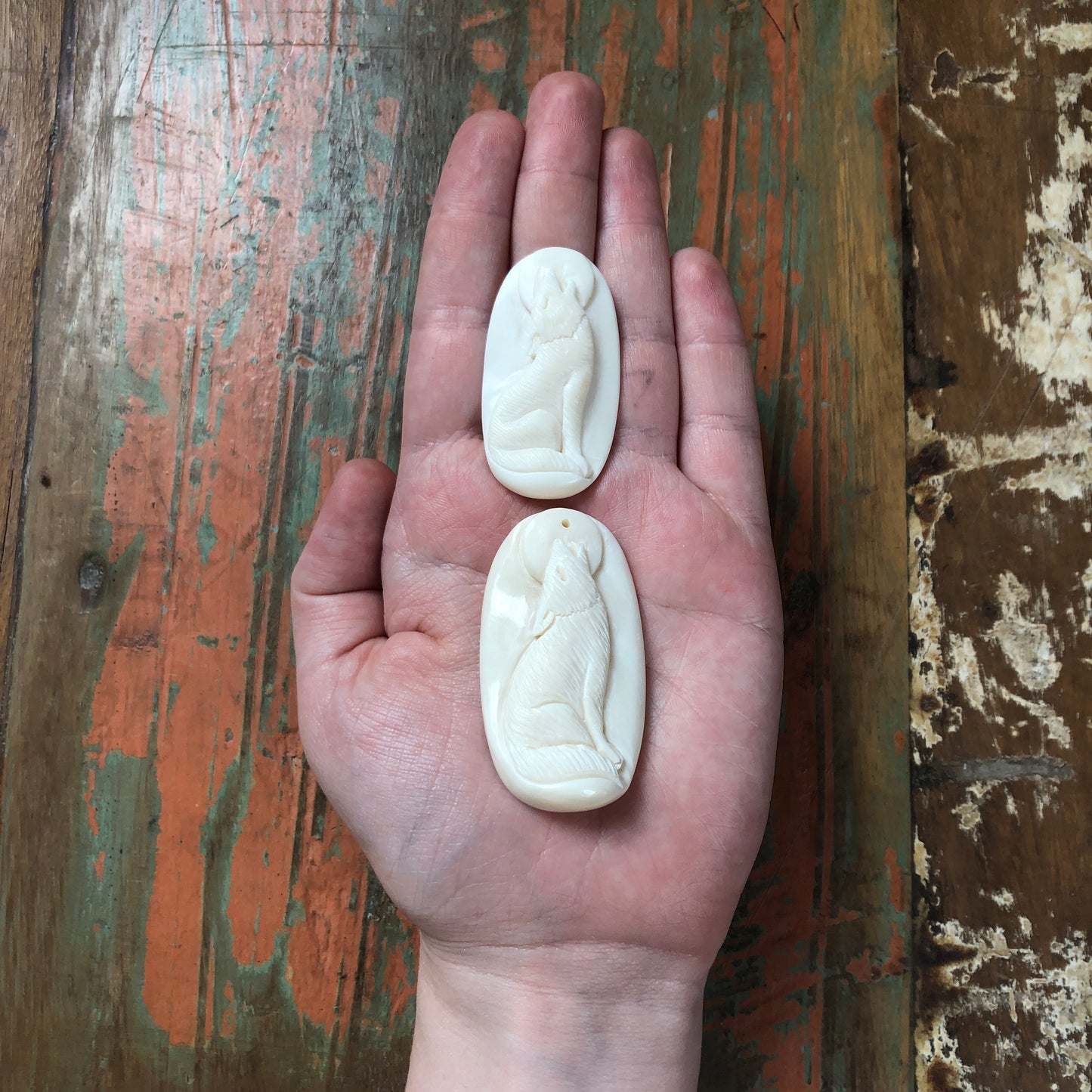 Bone Carvings, Wolf ver.2