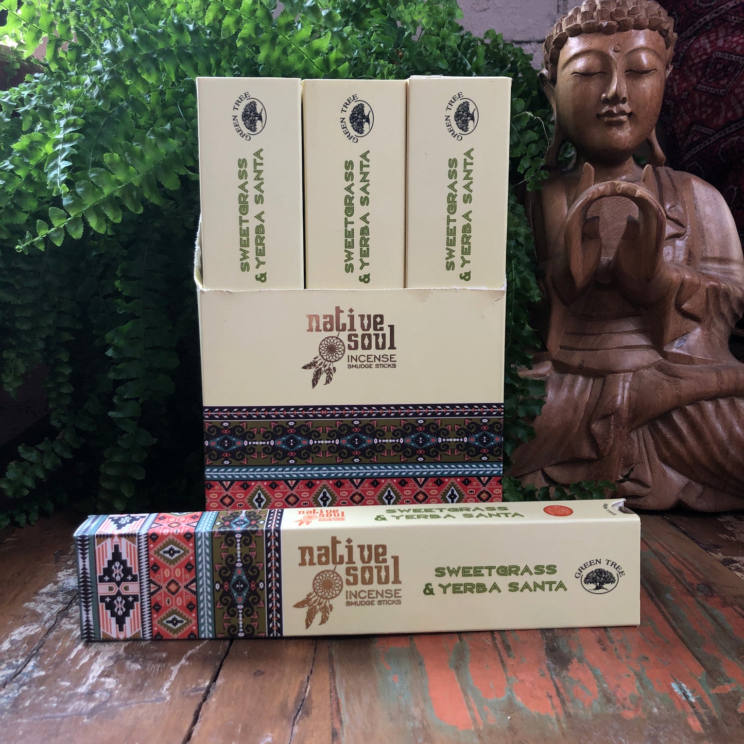 Green Tree Incense - Yerba Santa/Sweetgrass