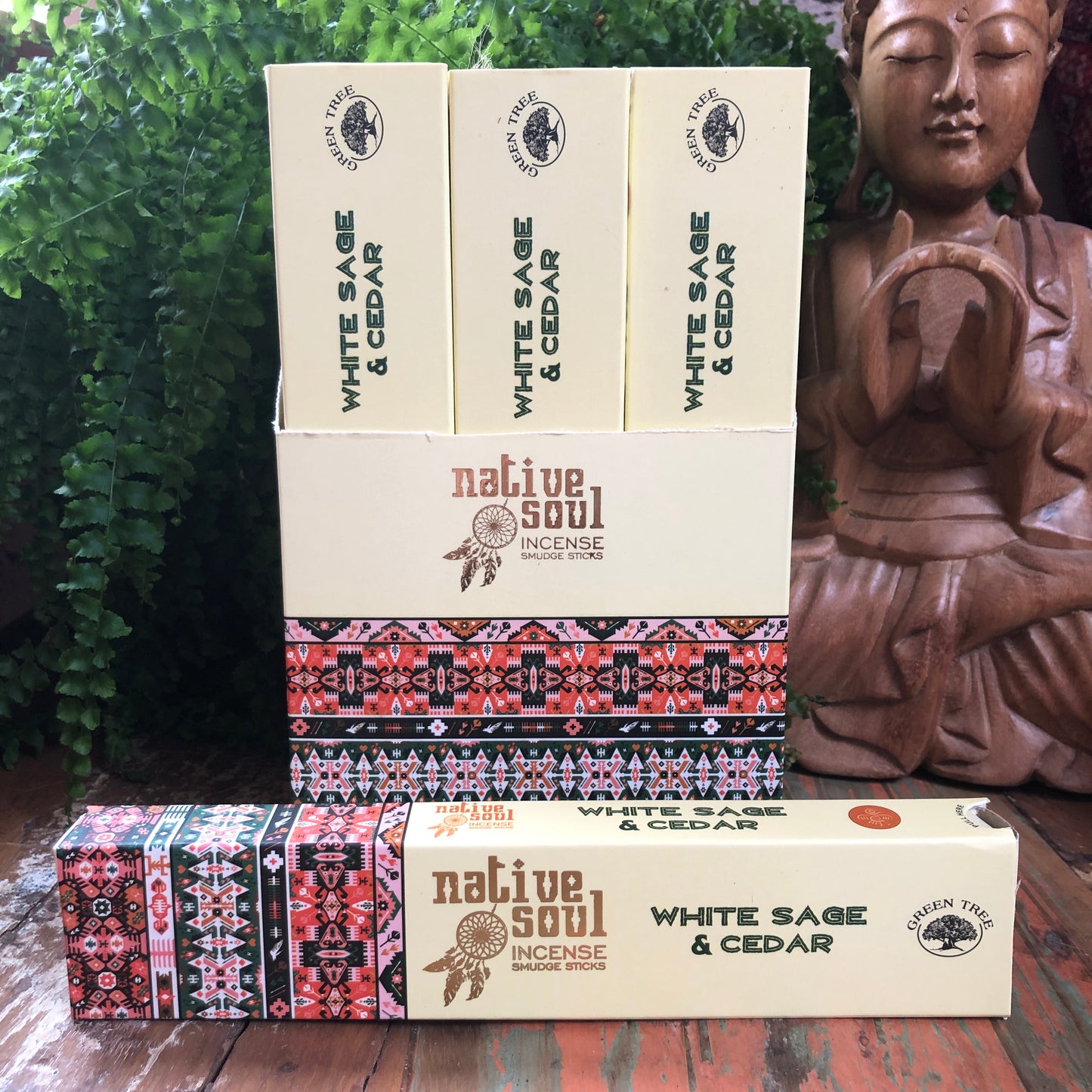 Green Tree Incense - White Sage/Cedar