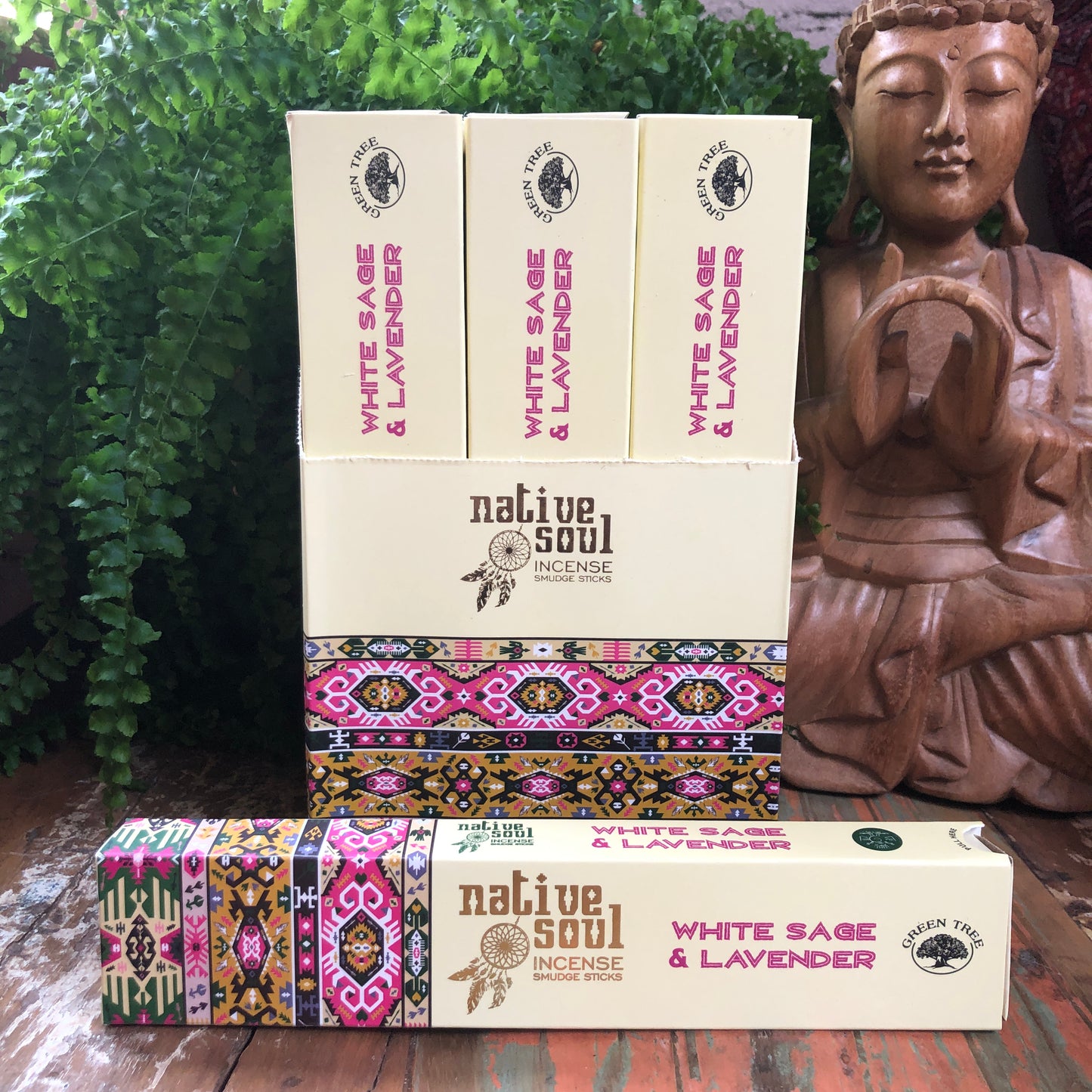 Green Tree Incense - White Sage/Lavender