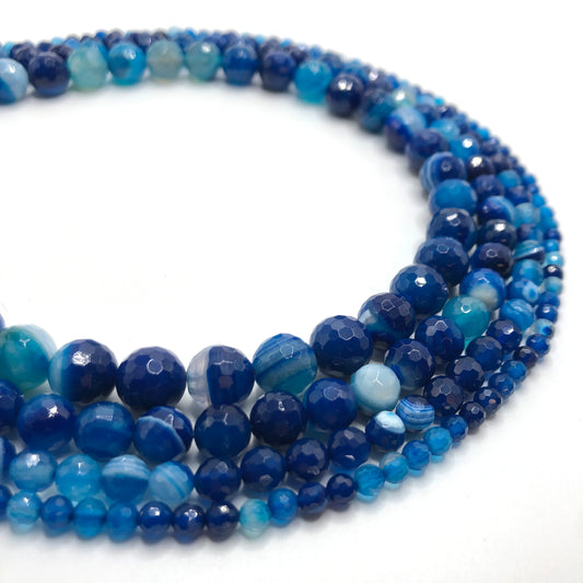 Banded Agate (Dark Blue)