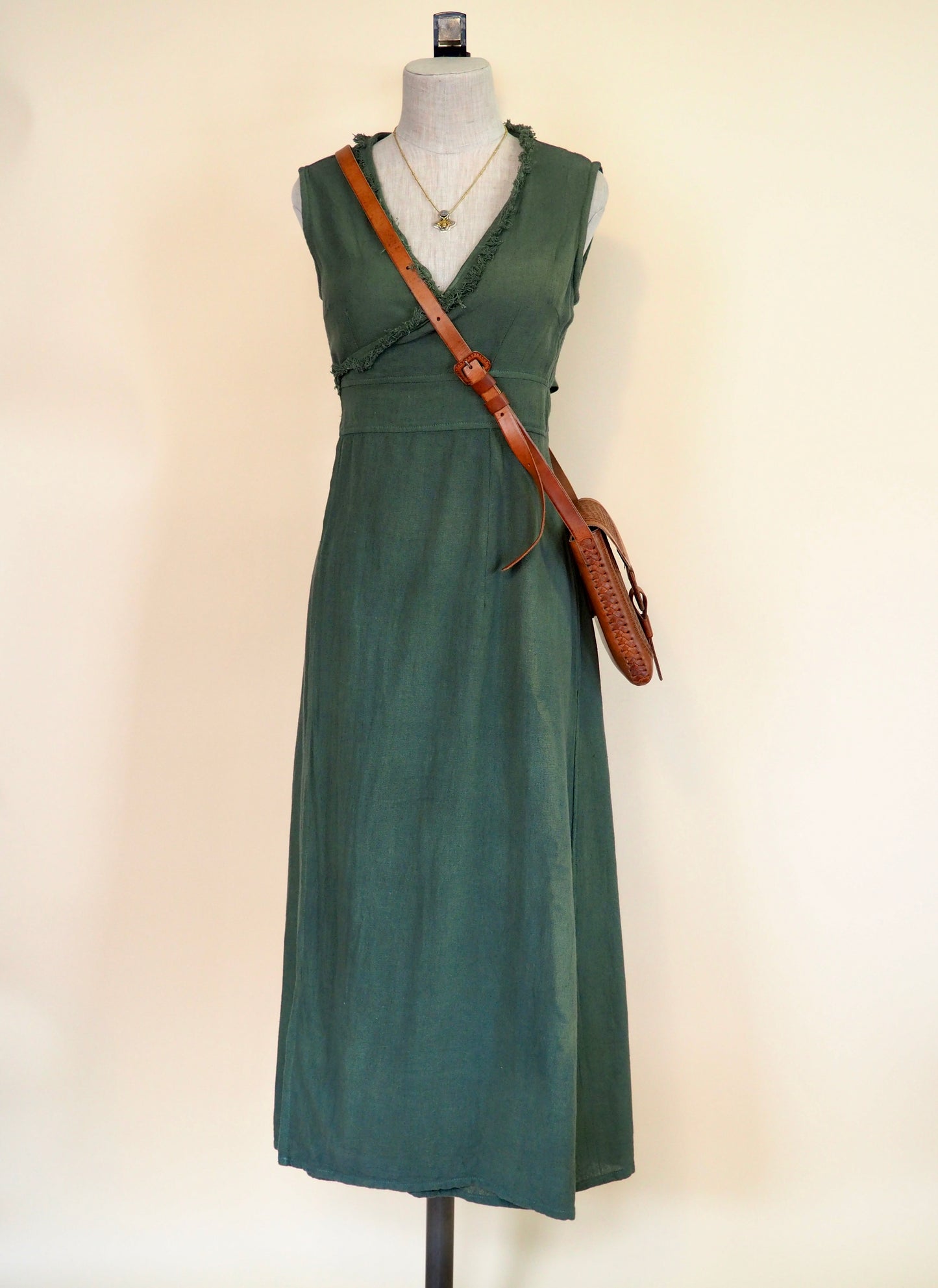 Short-Sleeve Wrap Dress