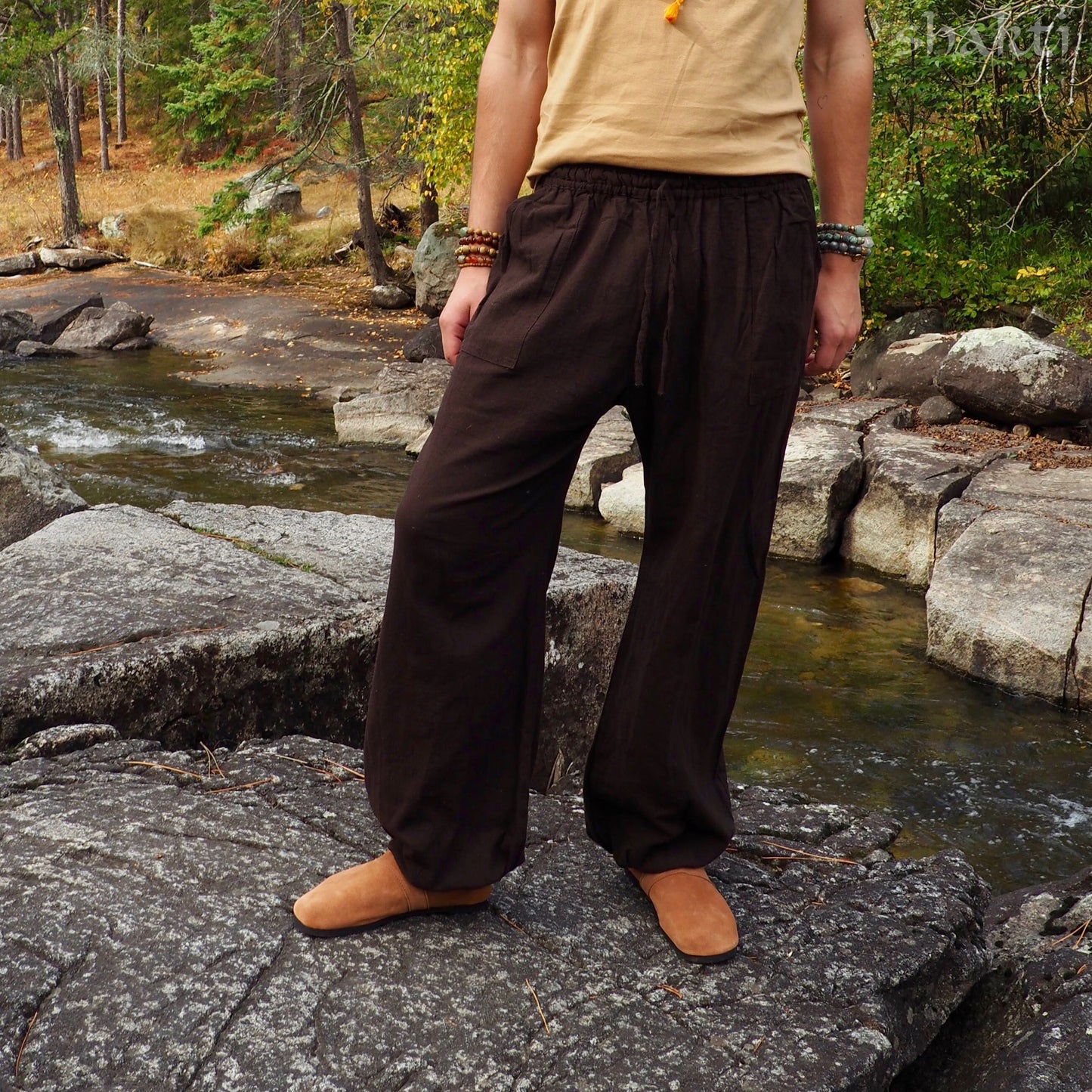 Twin Suns Elastic Cuff Pants - Shakti
