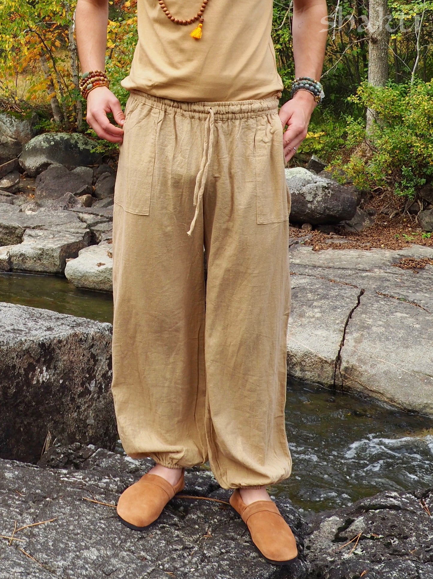Twin Suns Elastic Cuff Pants - Shakti