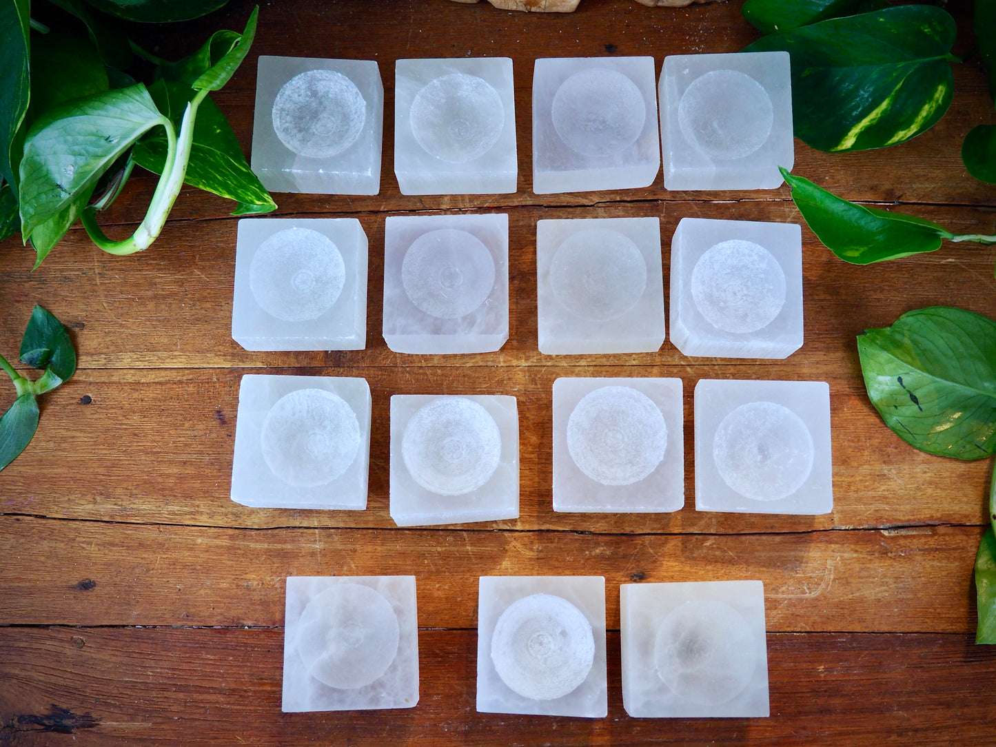 Selenite Sphere Stands - Shakti