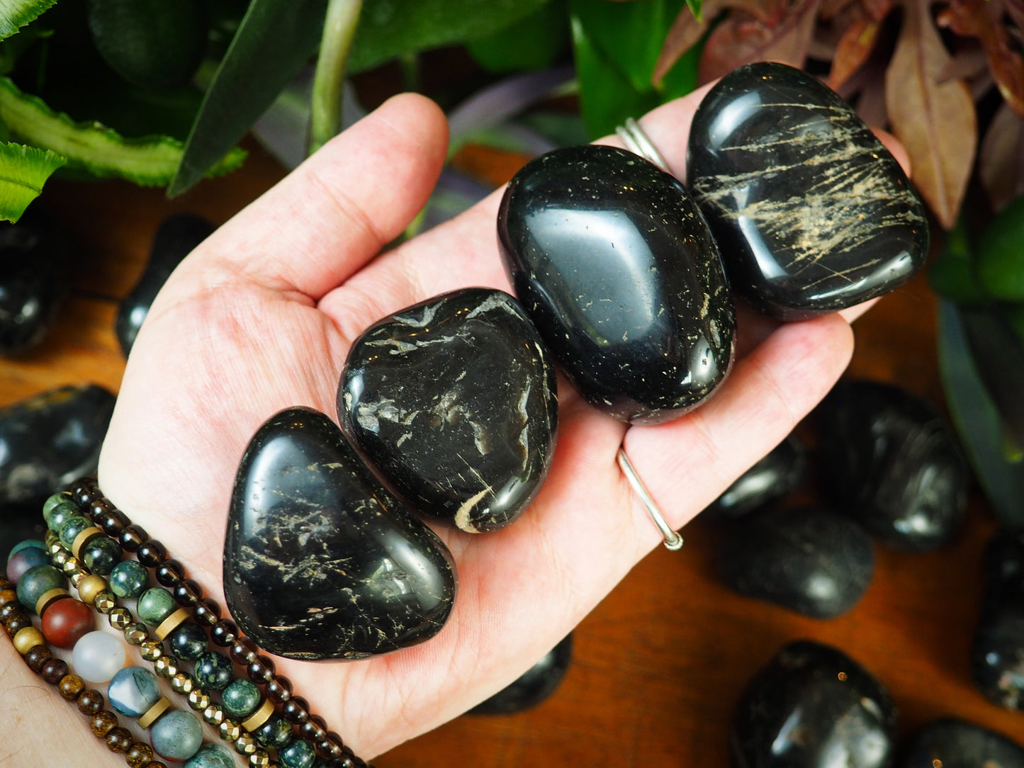 Black Onyx Tumble Stones - Shakti